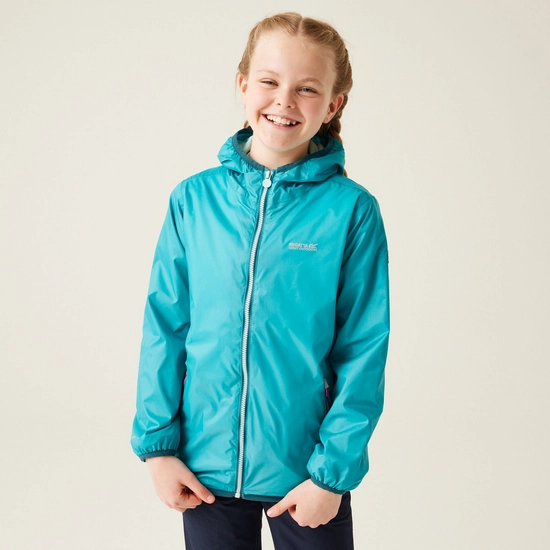 Kids' Lever II Waterproof Packaway Jacket | Peach Bloom