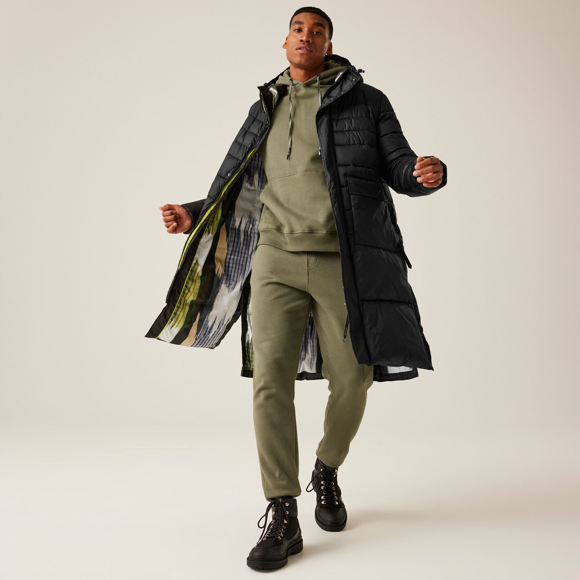 Christian Lacroix - Men's Collongues Long Padded Jacket | Black