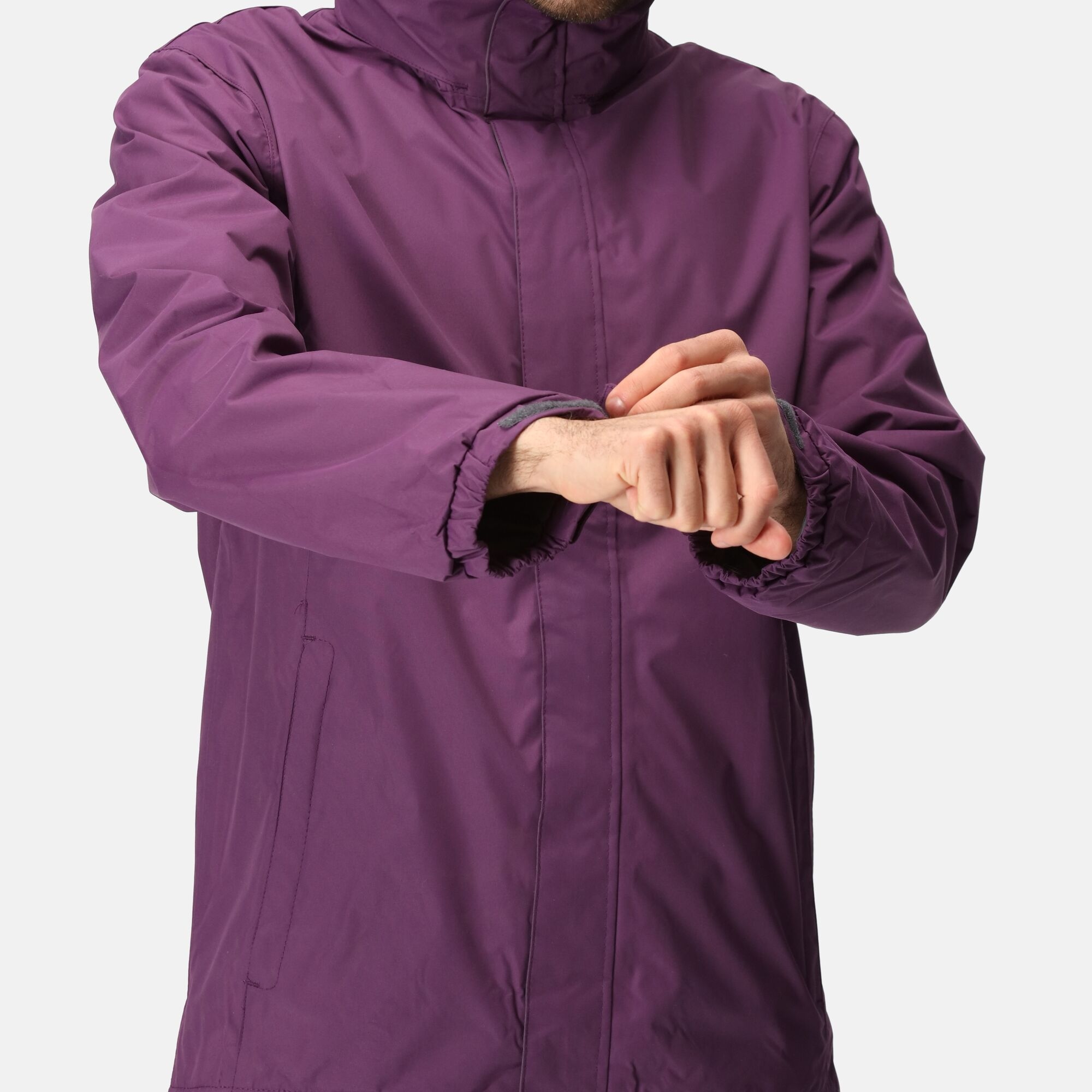 Men's Ardmore Shell Jacket | Majestic Purple Seal Grey