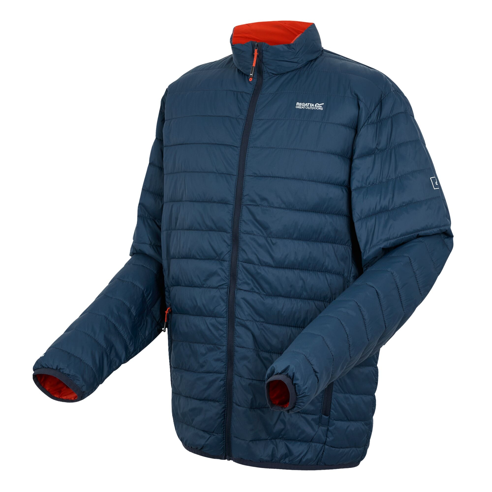 Men's Hillpack II Insulated Jacket | Moonlight Denim Tangerine Tango