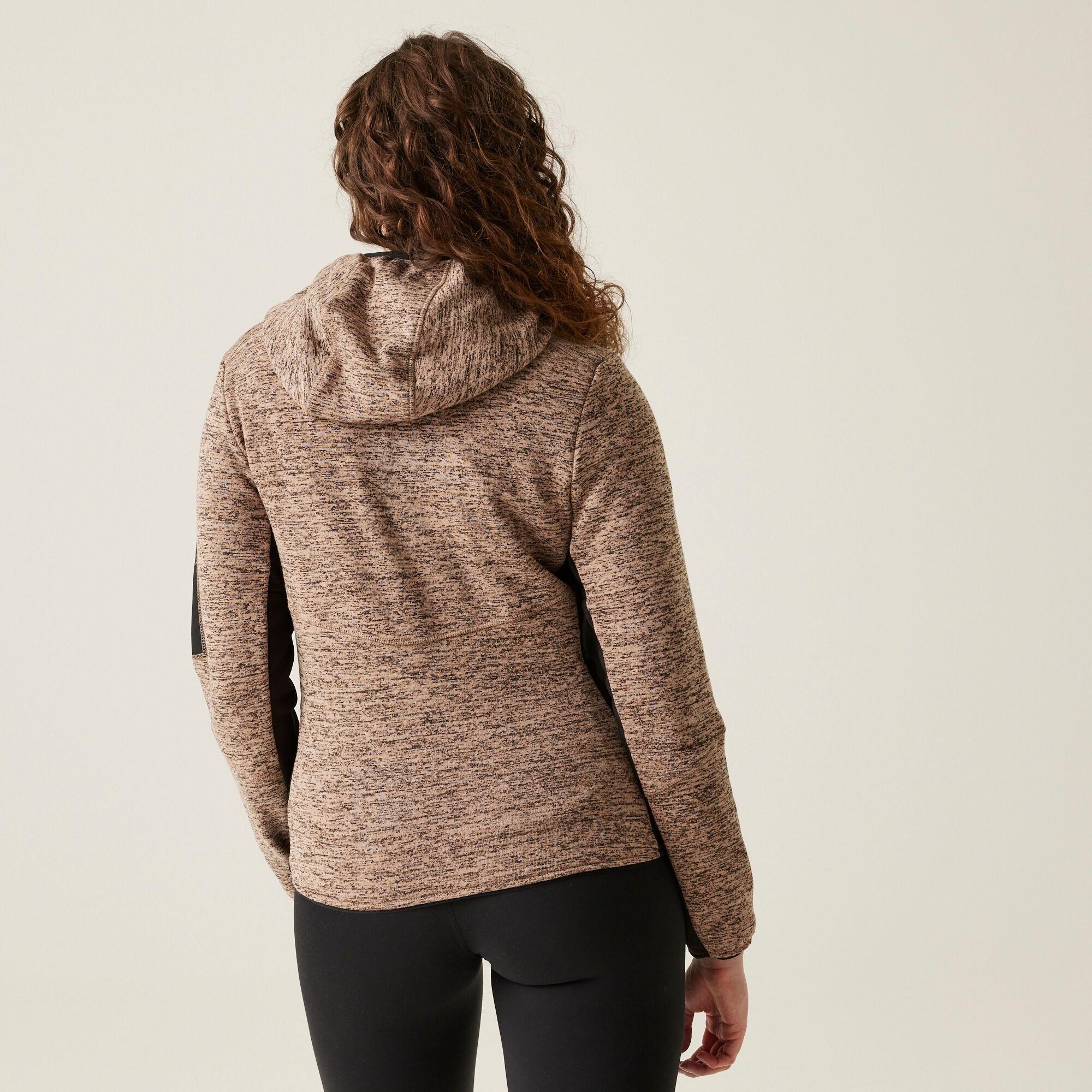 Women's Kemilia Full Zip Fleece | Warm Taupe Black