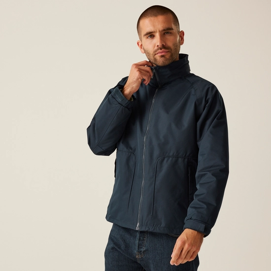 Men's Hudson Fleece Lined Waterproof Insulated Jacket | Navy