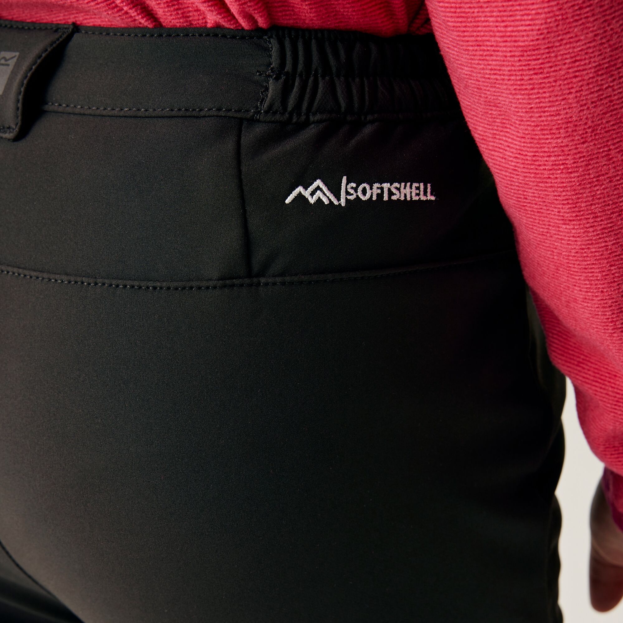 Kids' Highton Stretch Zip Off Walking Trousers | Black