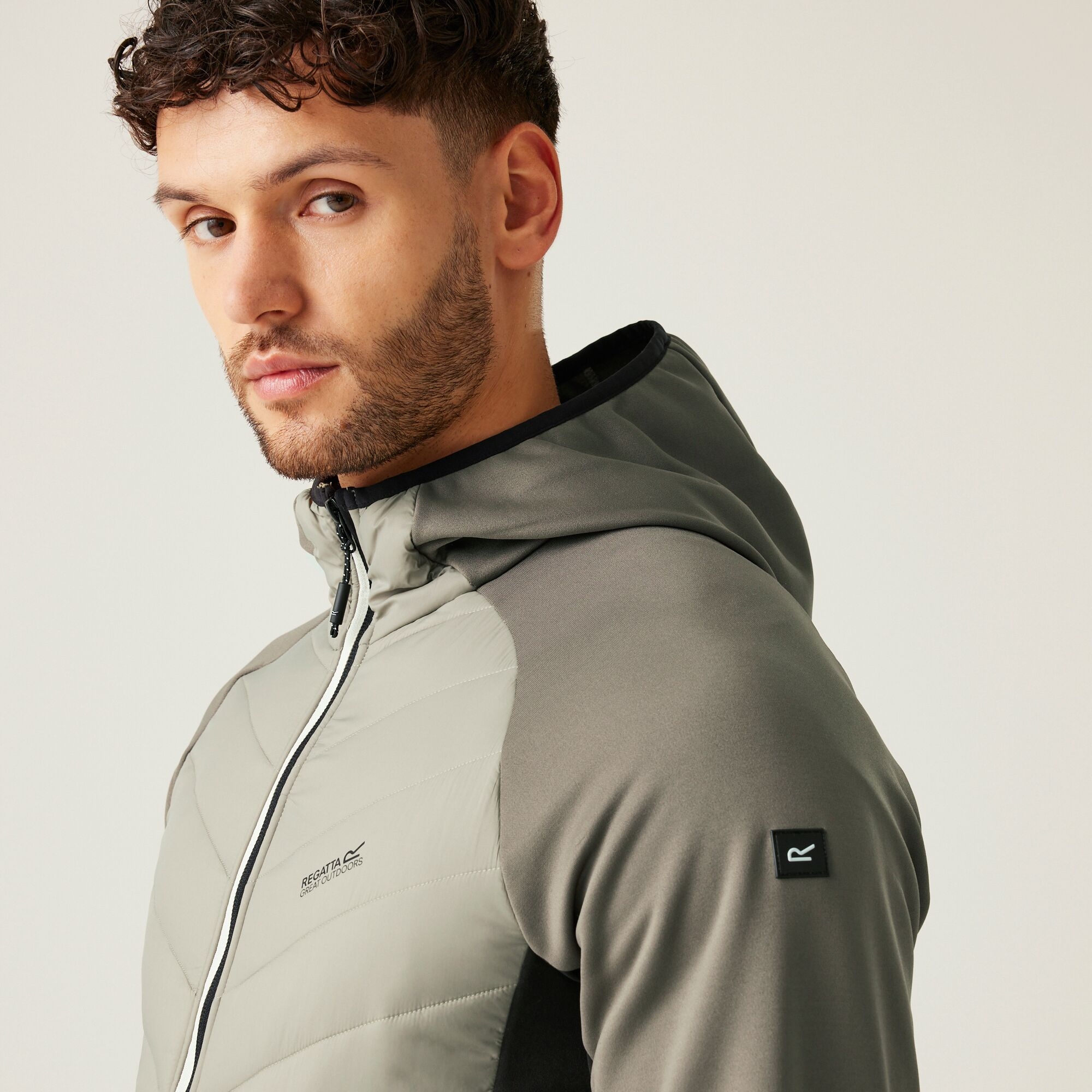 Men's Andreson VIII Hybrid Jacket | Golden Sand Treetop Black