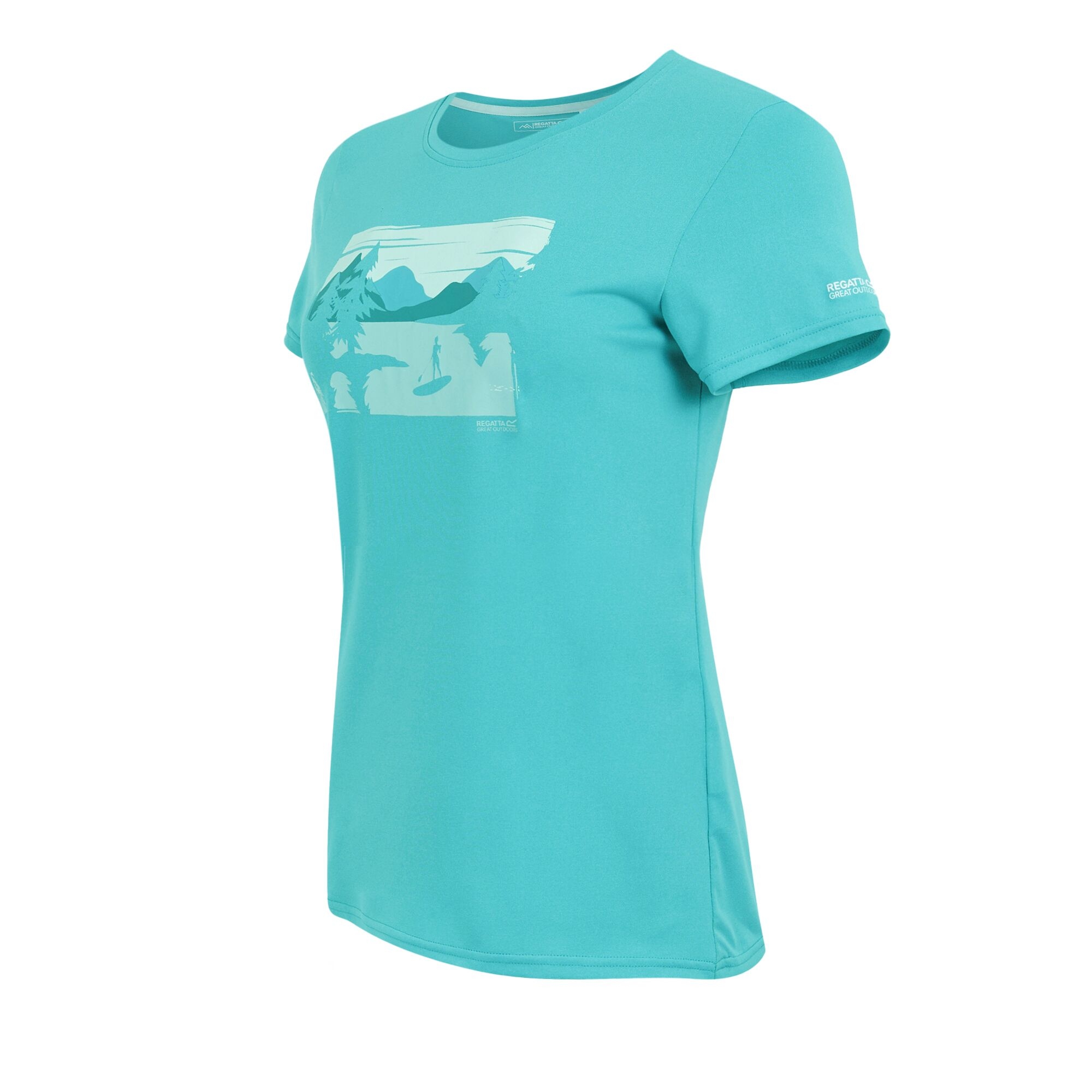 Women's Fingal Stretch T-Shirt | Turquoise