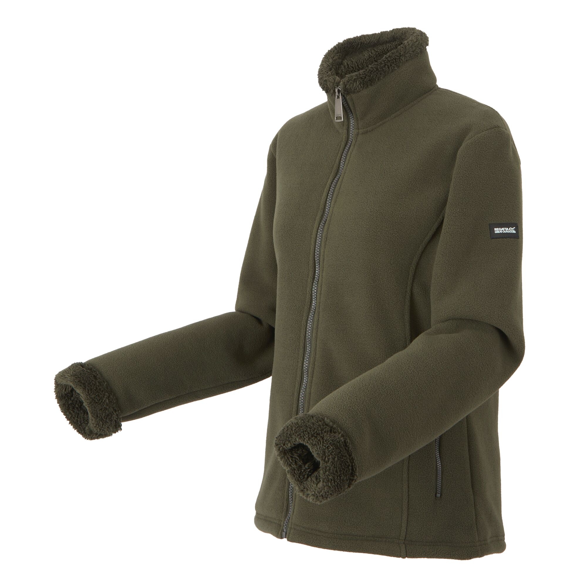 Women's Brandall Full Zip Heavyweight Fleece | Dark Khaki Dark Khaki