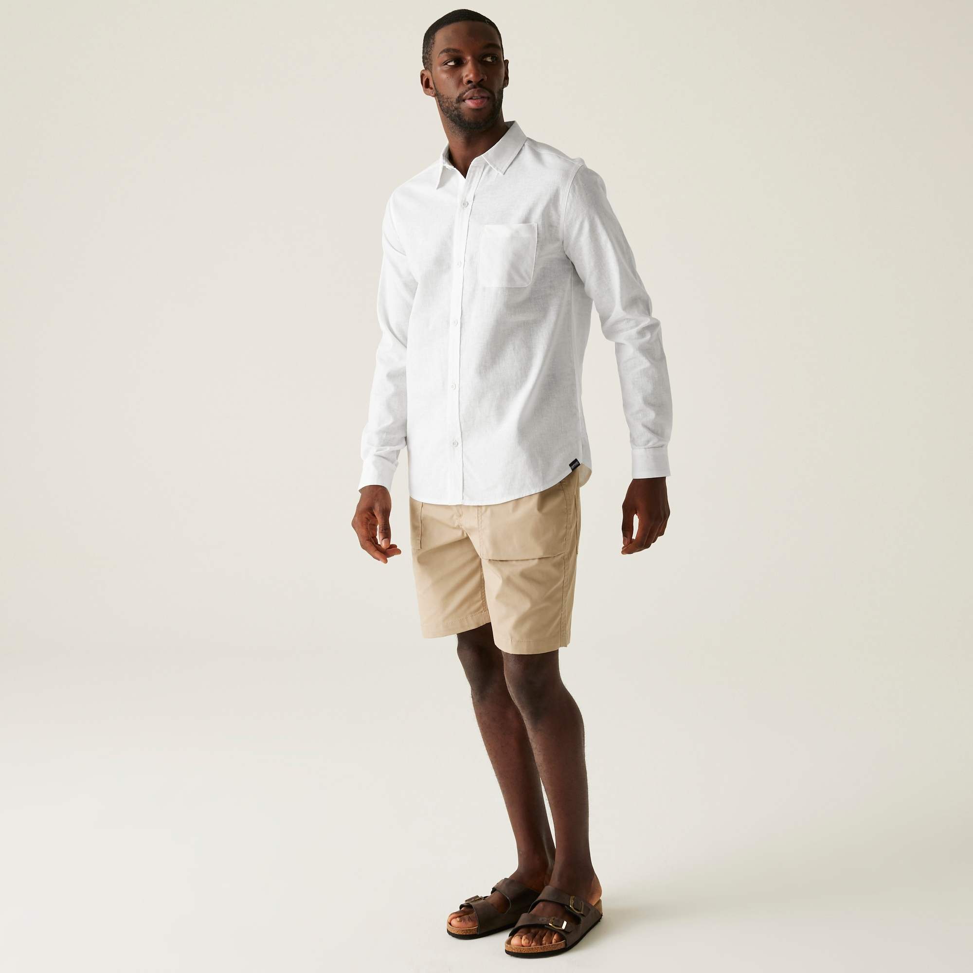 Men's Loran Long Sleeve Shirt | White