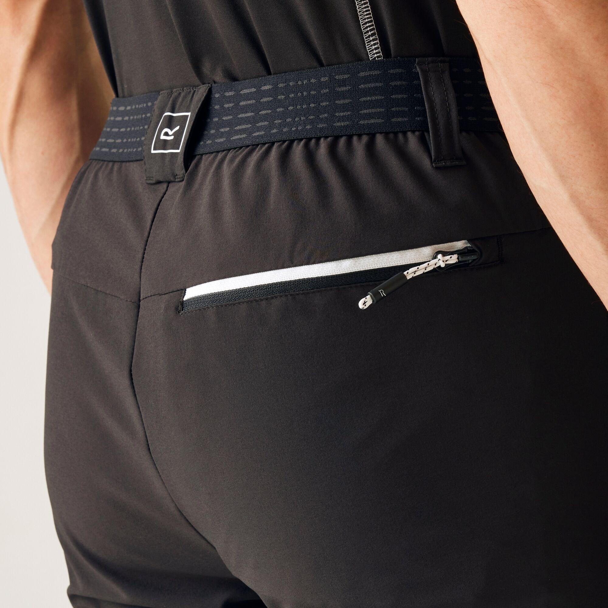 Men's Mountain Zip Off Walking Trousers | Black