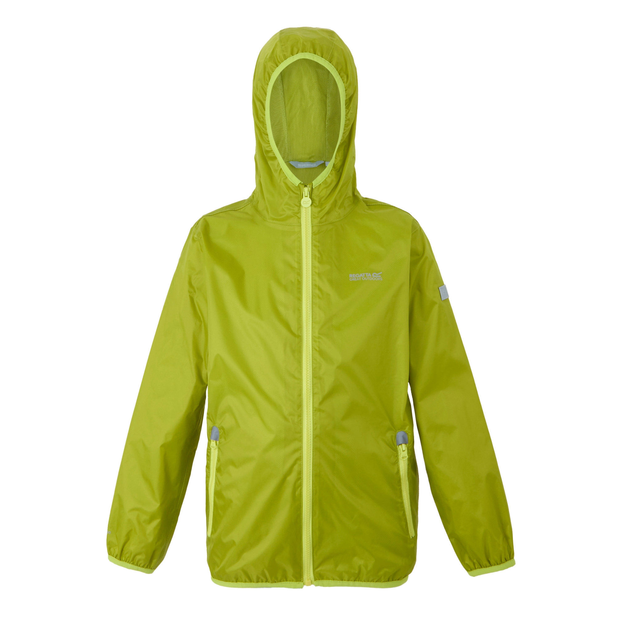 Kids' Lever II Waterproof Packaway Jacket | Grenoble Green Wild Lime