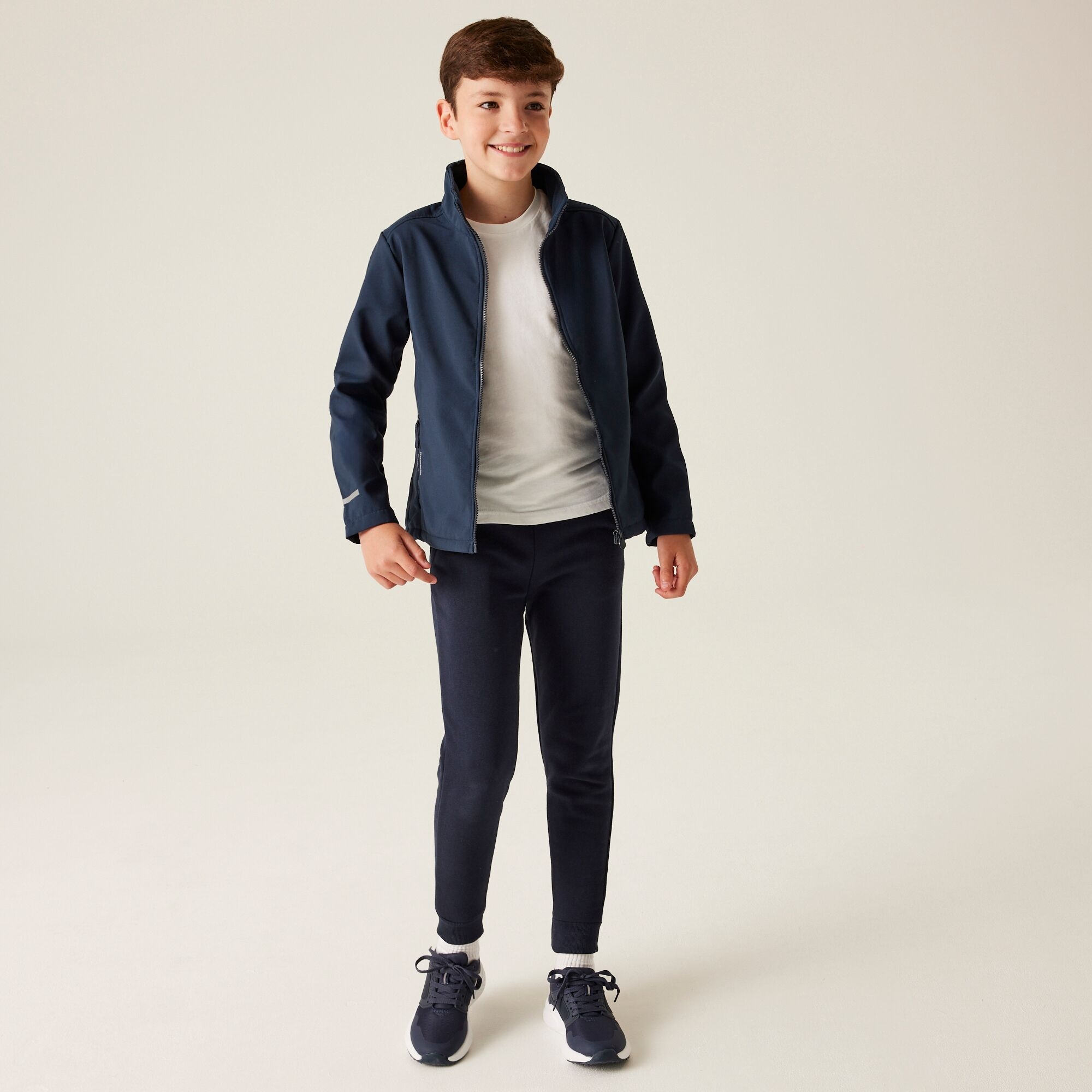 Kids' Ablaze 2-Layer Softshell | Navy/Navy