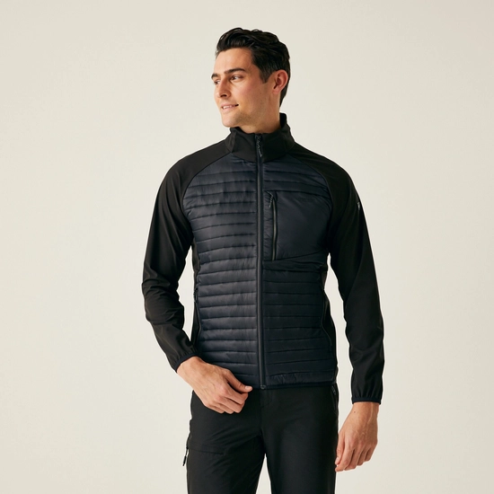 Men's Pro Hybrid II Jacket | Golden Sand Treetop Black