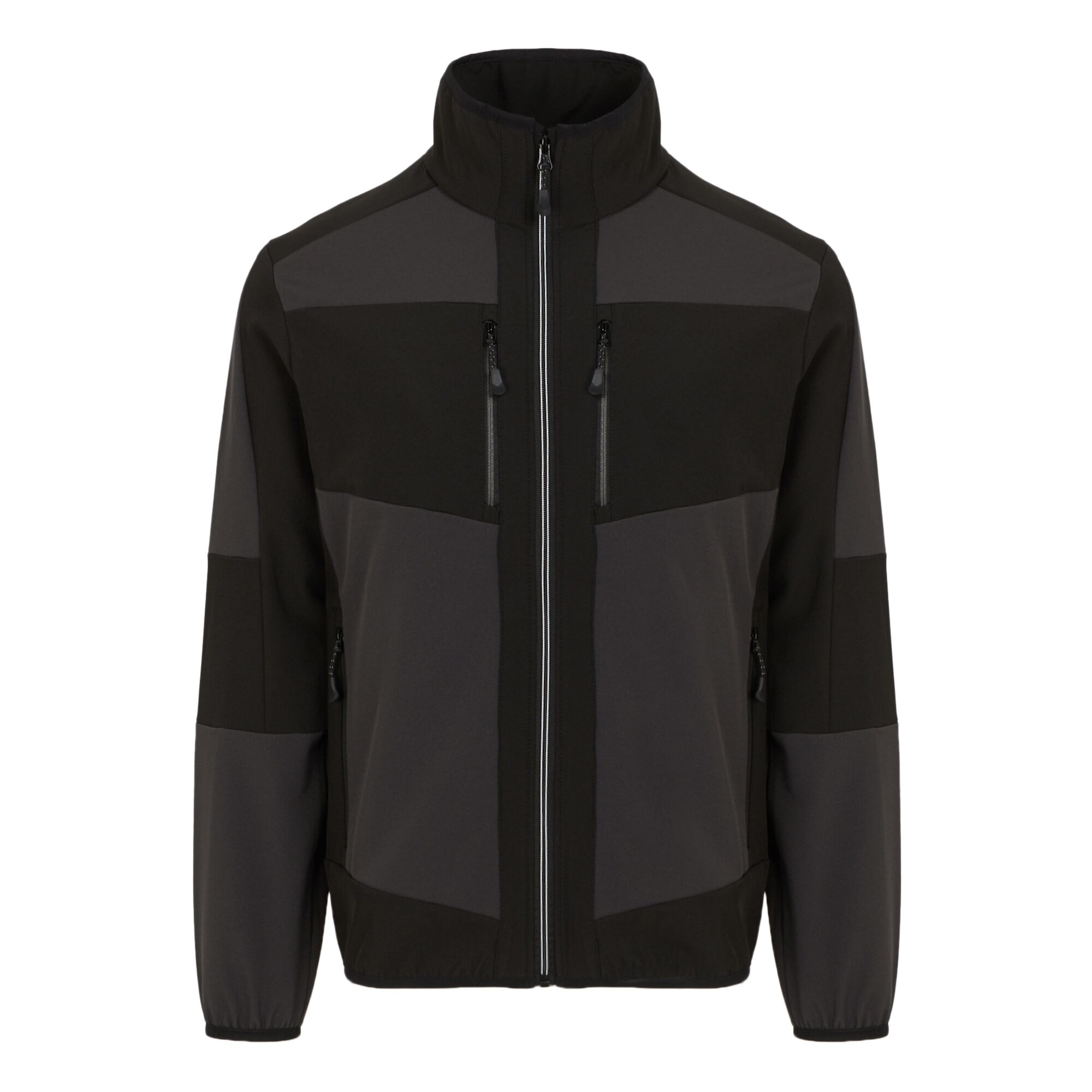 Men's E-Volve 2 Layer Softshell Jacket | Ash Black