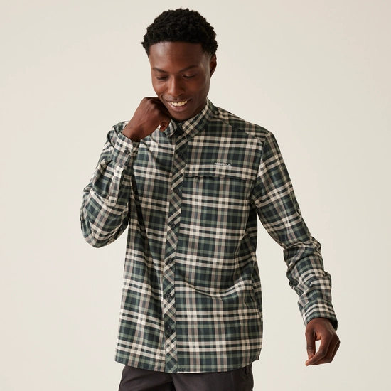 Men's Insect-Repellent Packaway Long Sleeve Shirt | Moonlight Denim