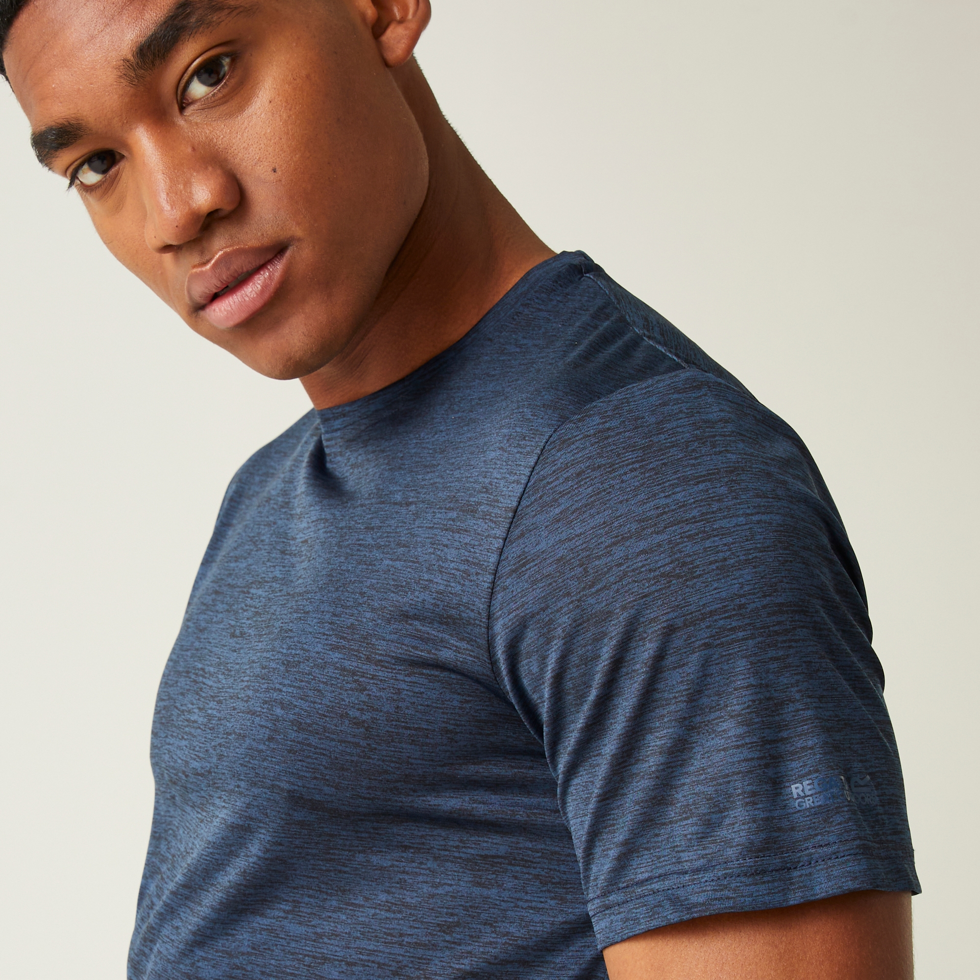 Men's Fingal Edition Marl T-Shirt | Moonlight Denim