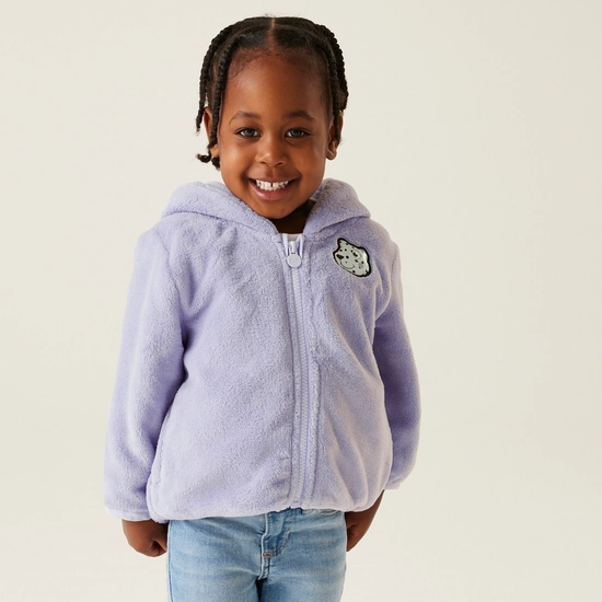Kids' Animal Full Zip Fleece | Stompy the Dinosaur Jelly Bean