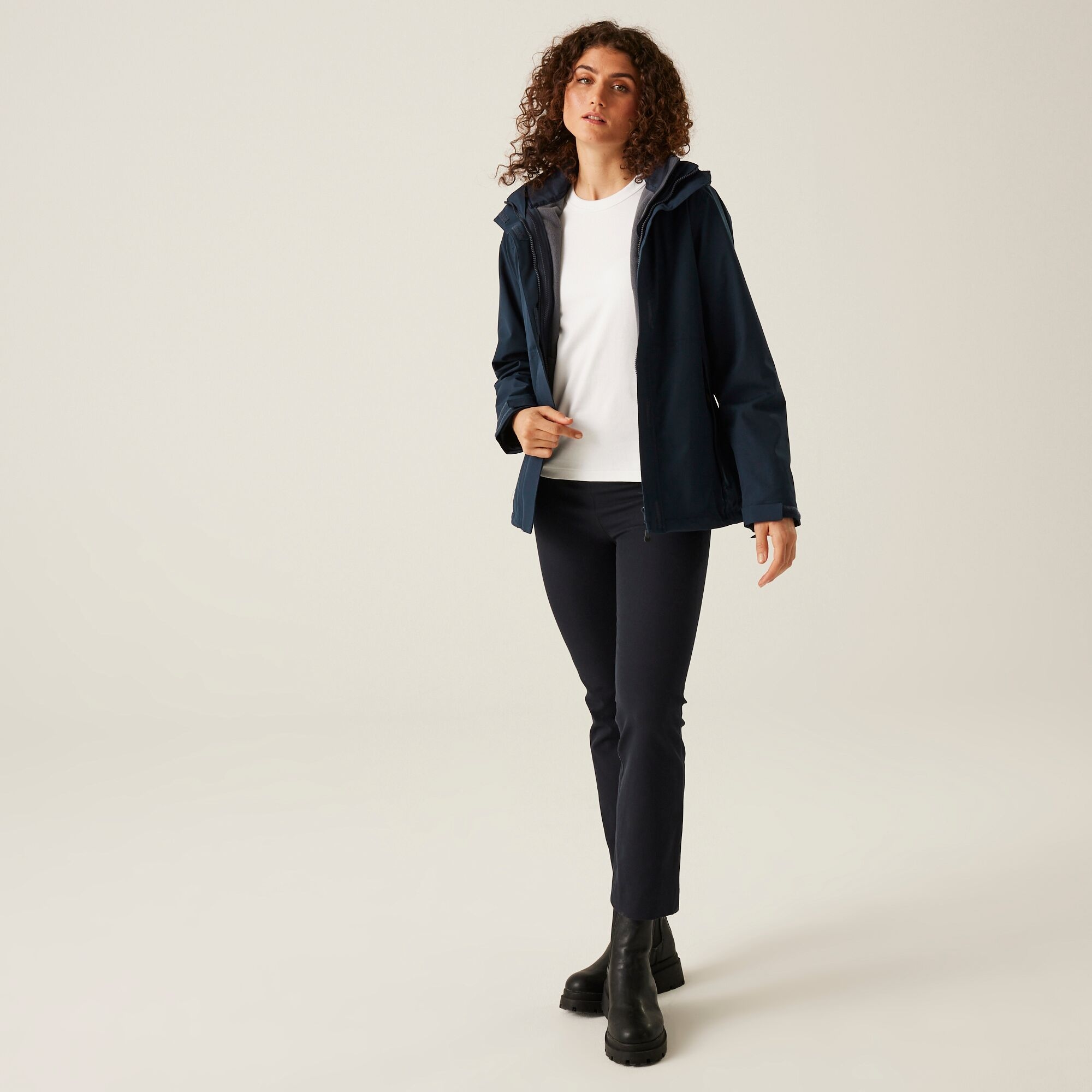 Women's Kingsley Waterproof Stretch 3 in 1 Jacket | Navy