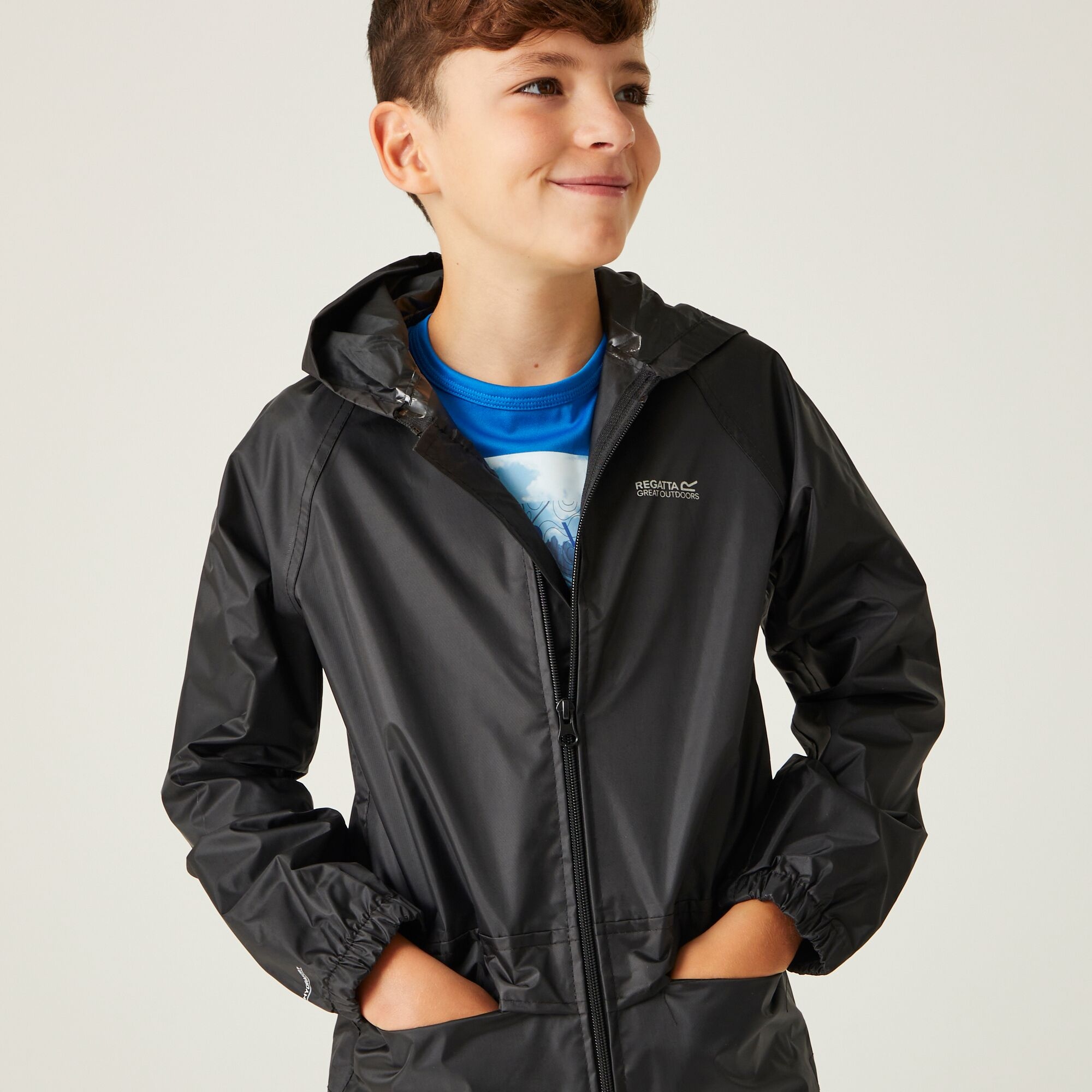 Kids' Stormbreak Waterproof Jacket | Black