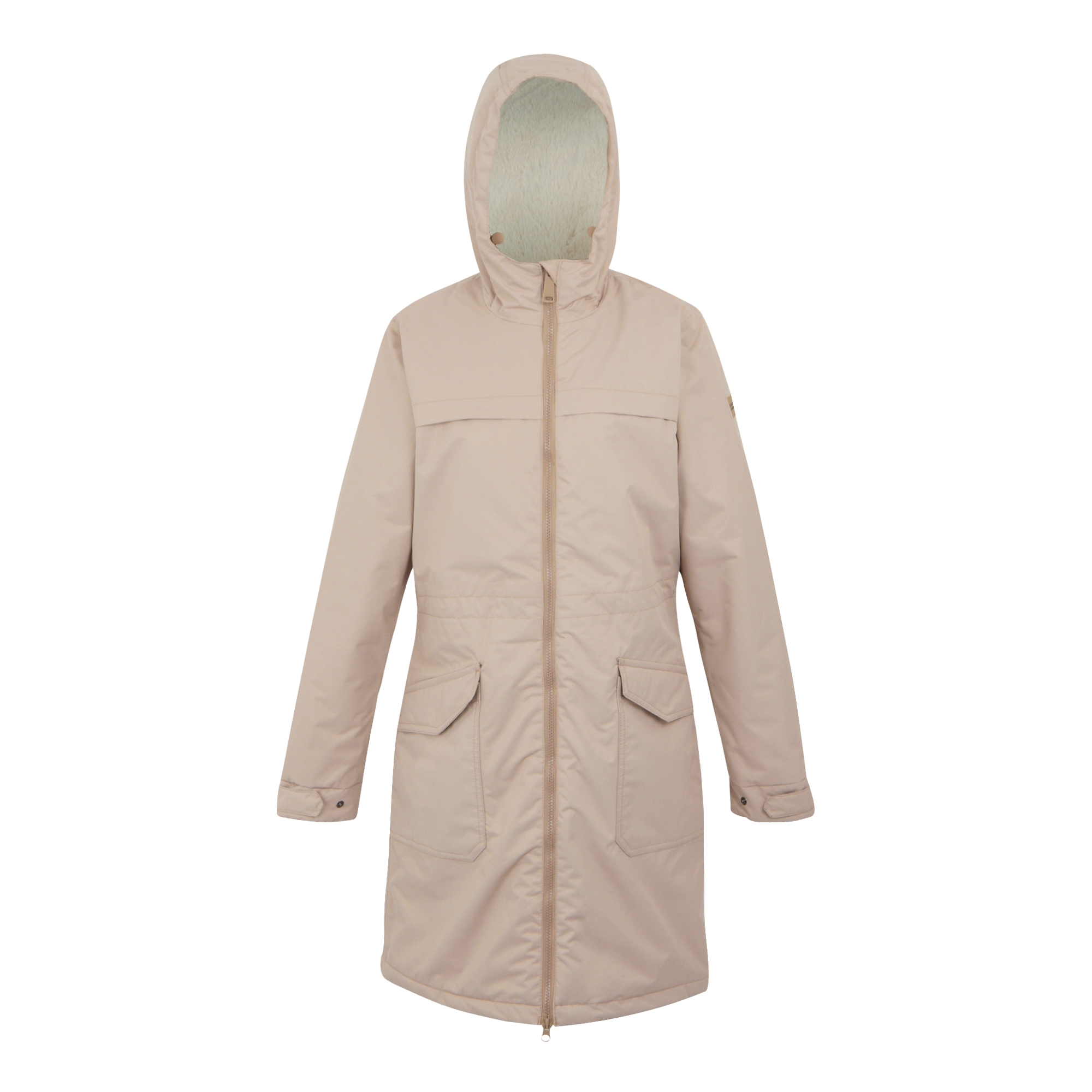 Women's Romine II Waterproof Parka Jacket | Warm Taupe Light Vanilla