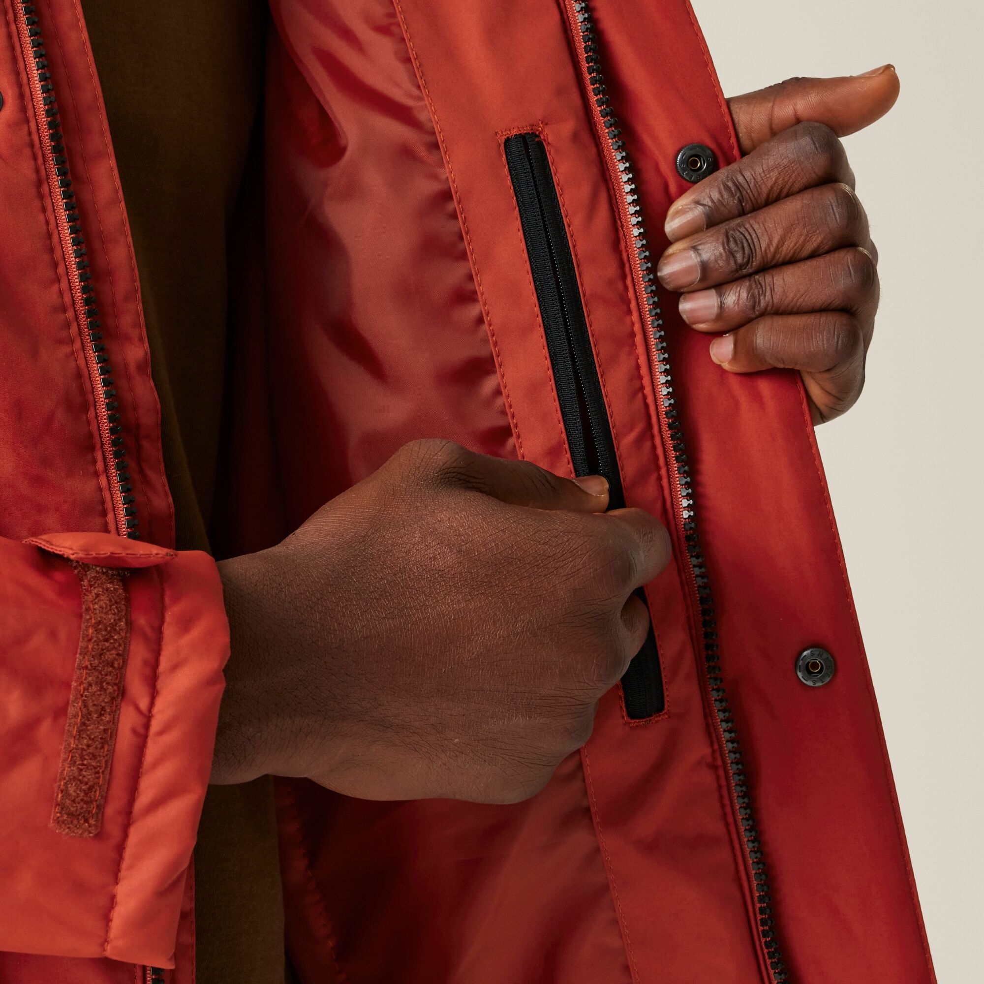 Men's Sterlings IV Waterproof Jacket | Red Ochre