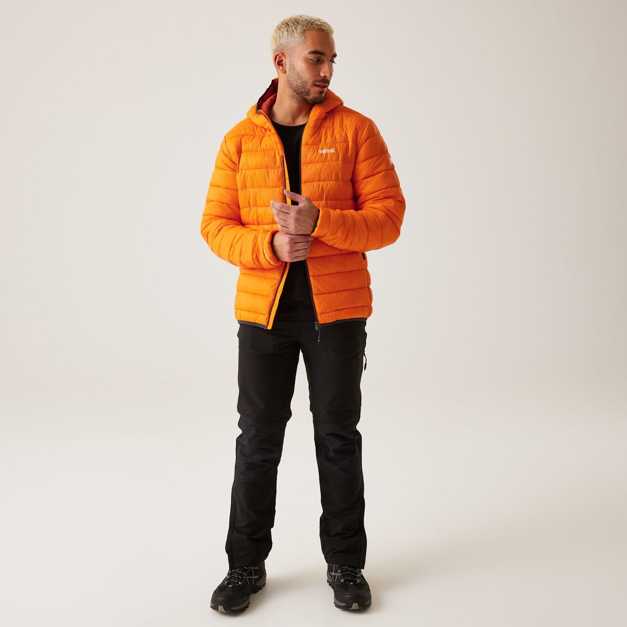 Men's Hooded Marizion Padded Jacket | Orange Pepper