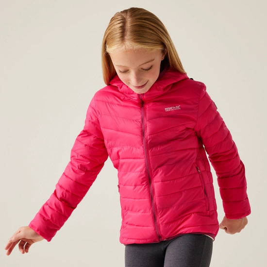 Kids' Hillpack III Hooded Jacket | Peach Bloom Light Vanilla