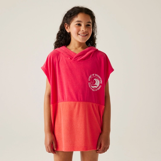Kids' Towel Robe II | Pop Peach Bloom