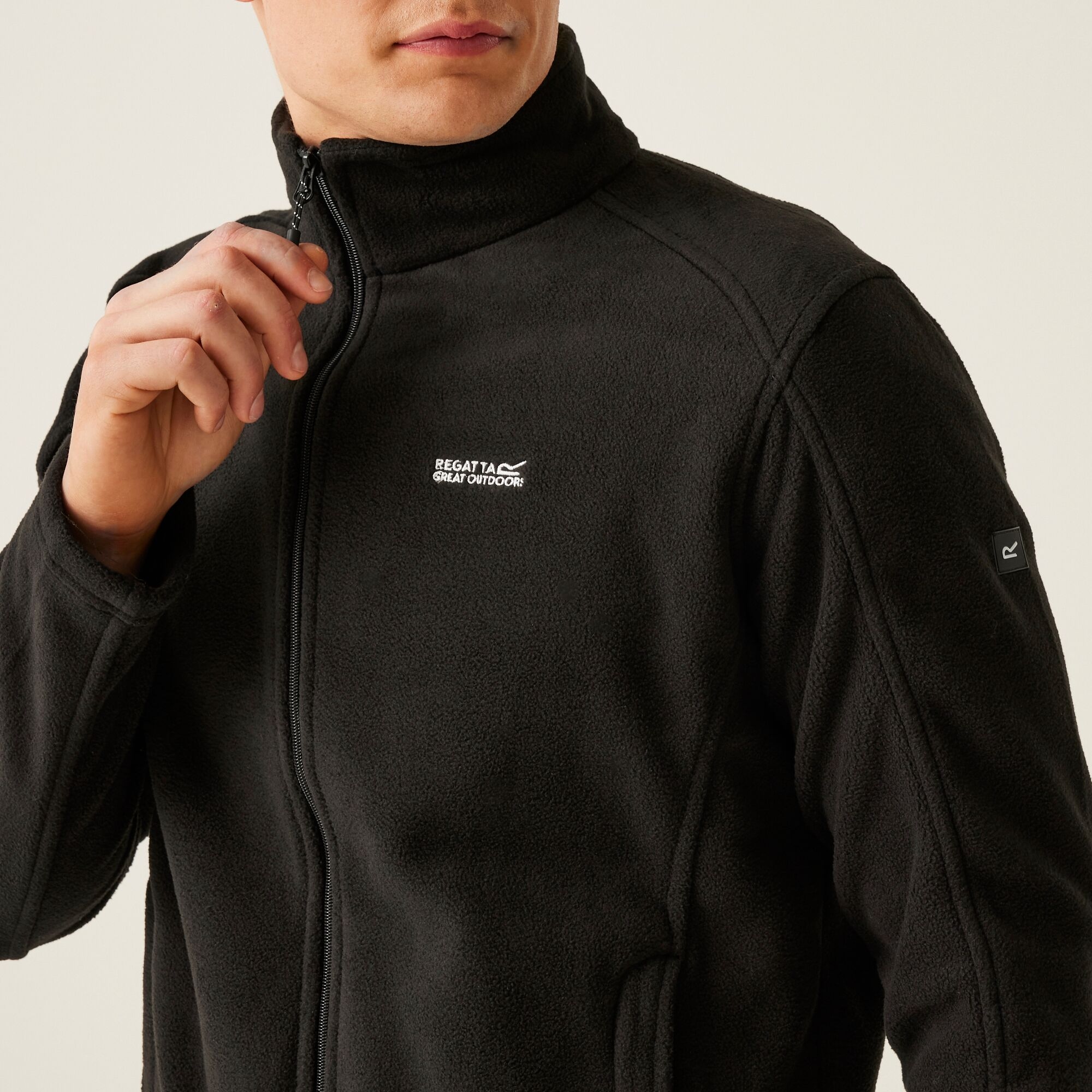 Men's Hedman II Heavyweight Full Zip Fleece | Black Black