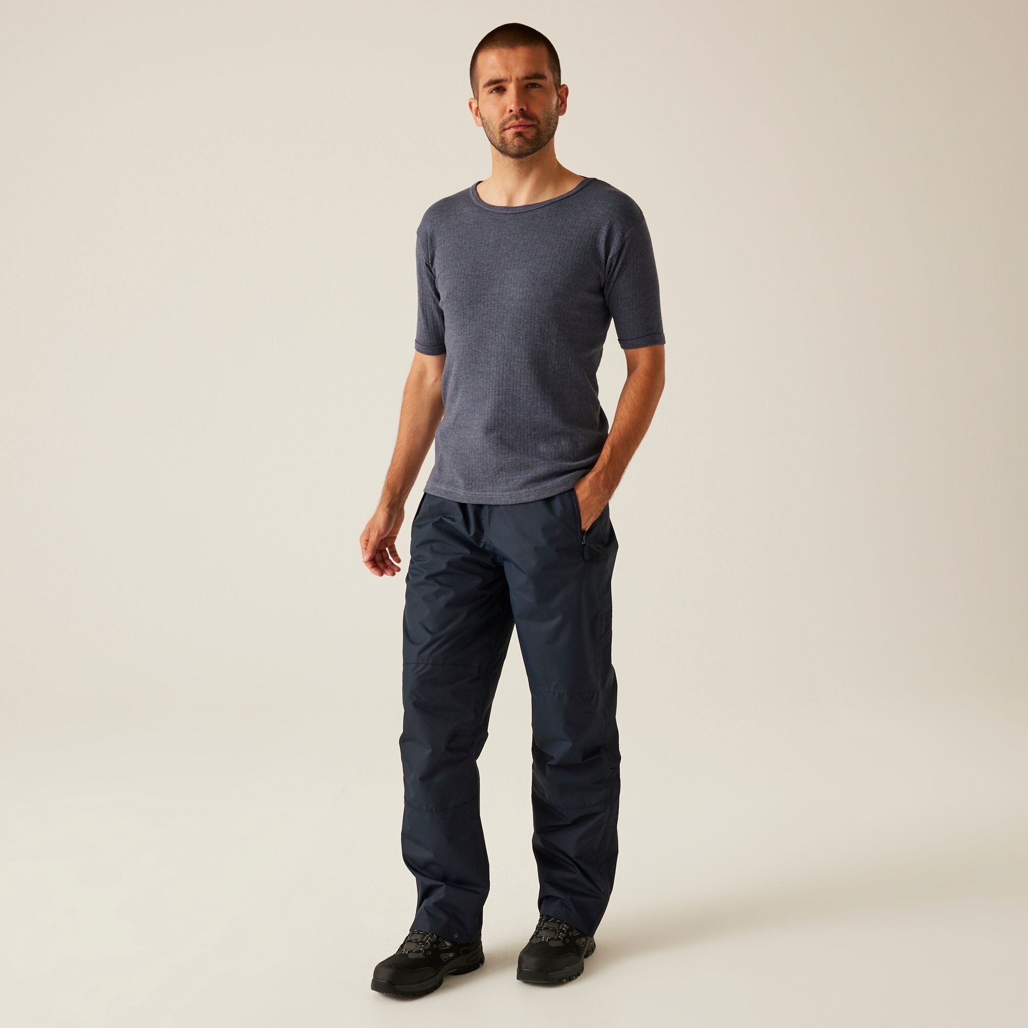 Men's Linton Breathable Lined Overtrousers | Navy