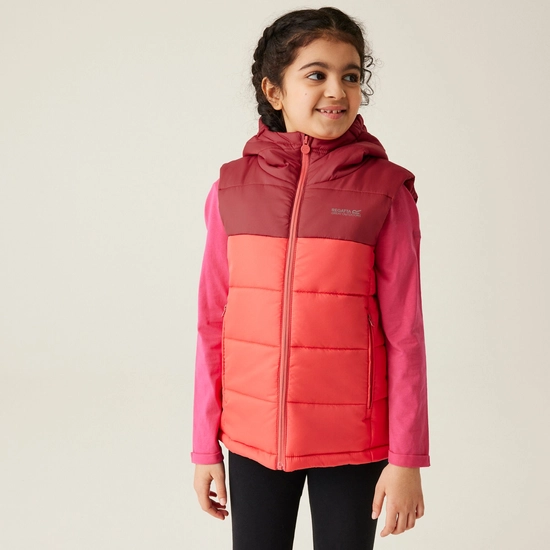 Kids' Lofthouse II Heavyweight Gilet | Mineral Red Red Sky