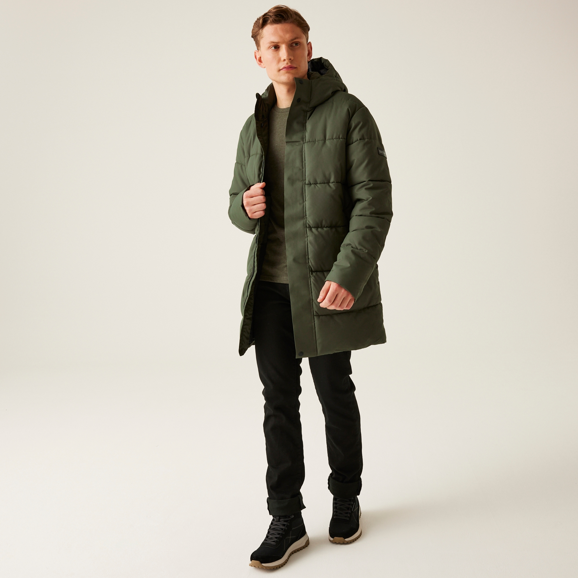 Men's Hayleyn Padded Jacket | Dark Khaki