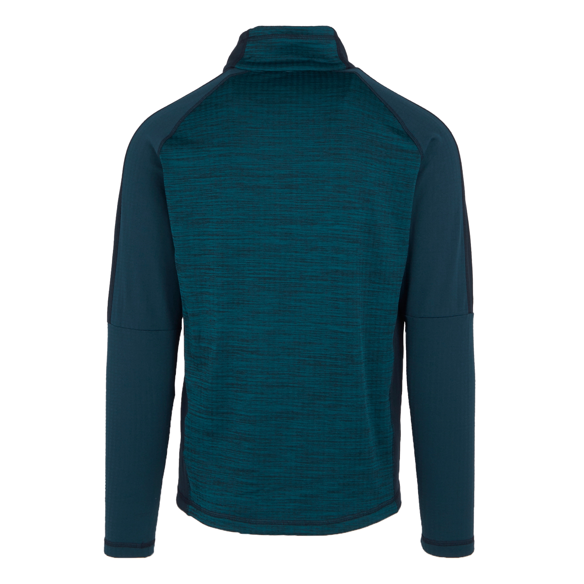 Men's Hepley Half Zip Lightweight Fleece | Moroccan Blue Marl Moonlight Denim