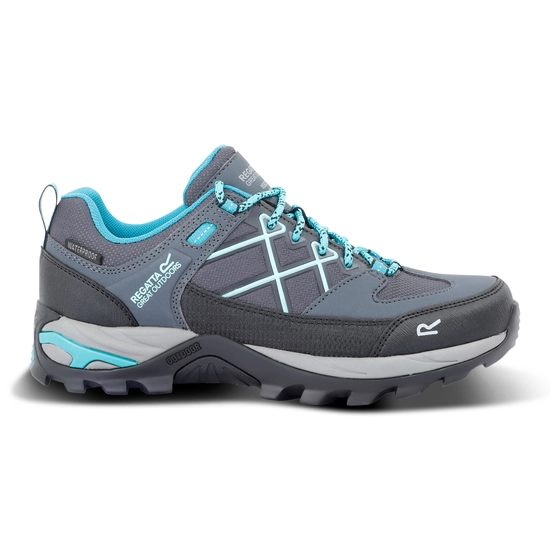 Women's Samaris III Low Walking Shoes | Dark Steel Pink Potion