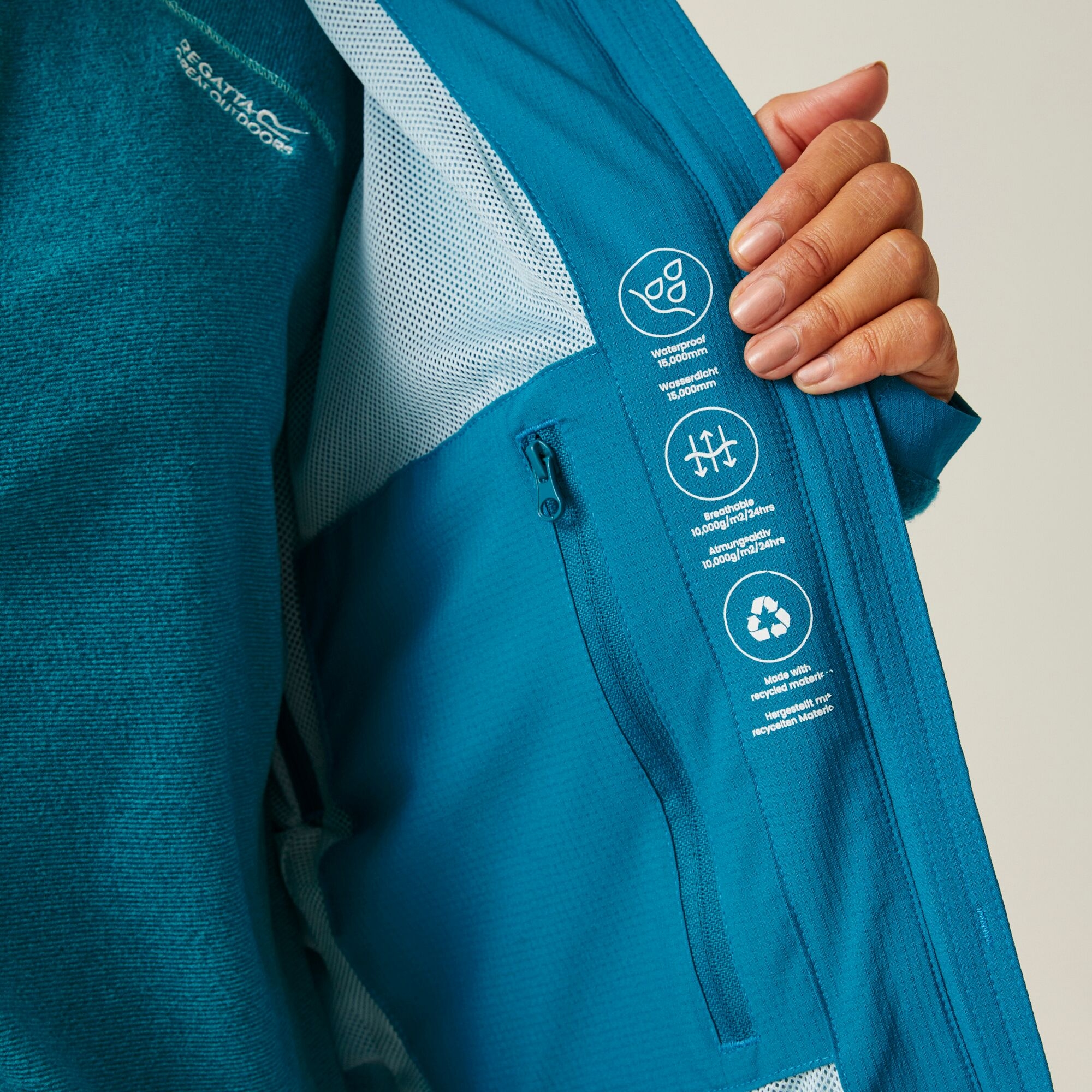 Women's Okara Waterproof Jacket | Exotic Plume Icy Morn