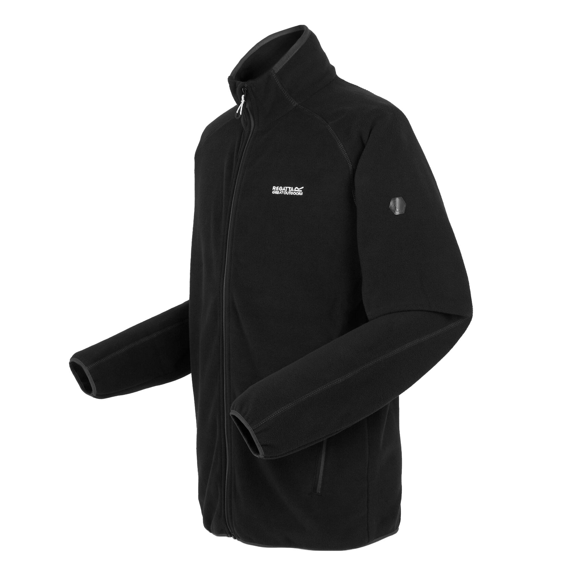 Men's Hadfield Full Zip Fleece | Black