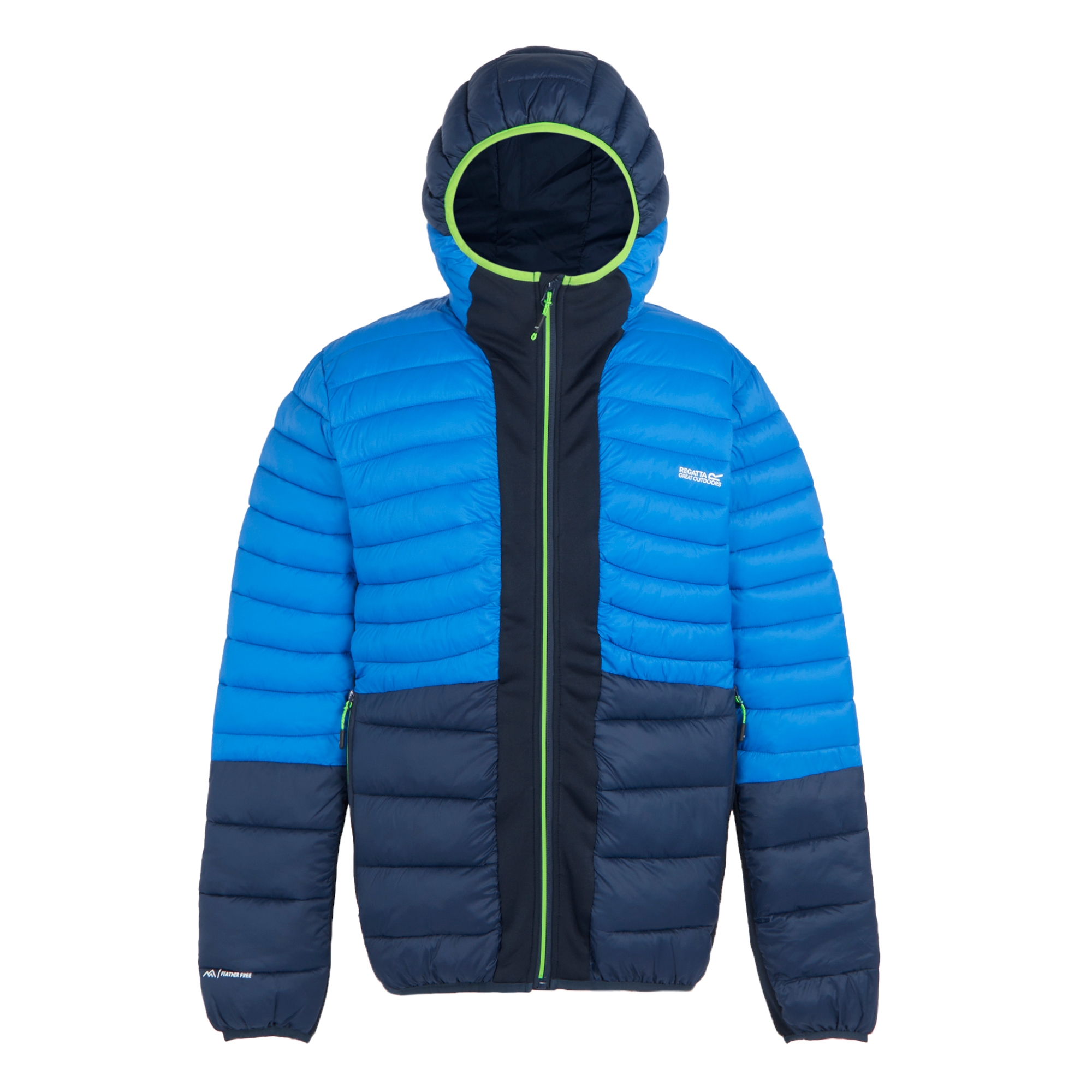 Men's Leedre Hybrid Hooded Jacket | Olympian Blue Navy