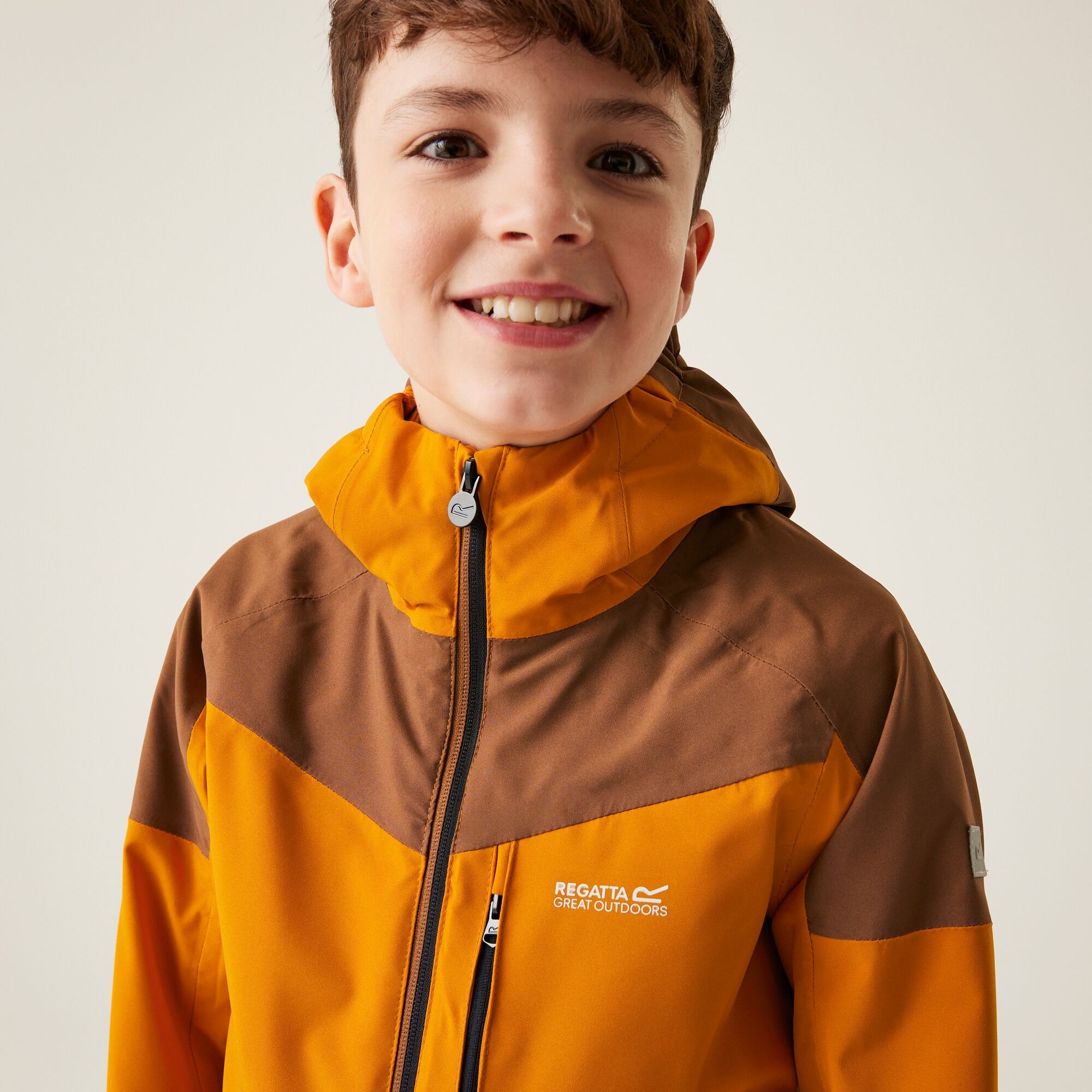 Boys Trekktain 3-in-1 Jacket | Fox Dark Brown Fox Inner