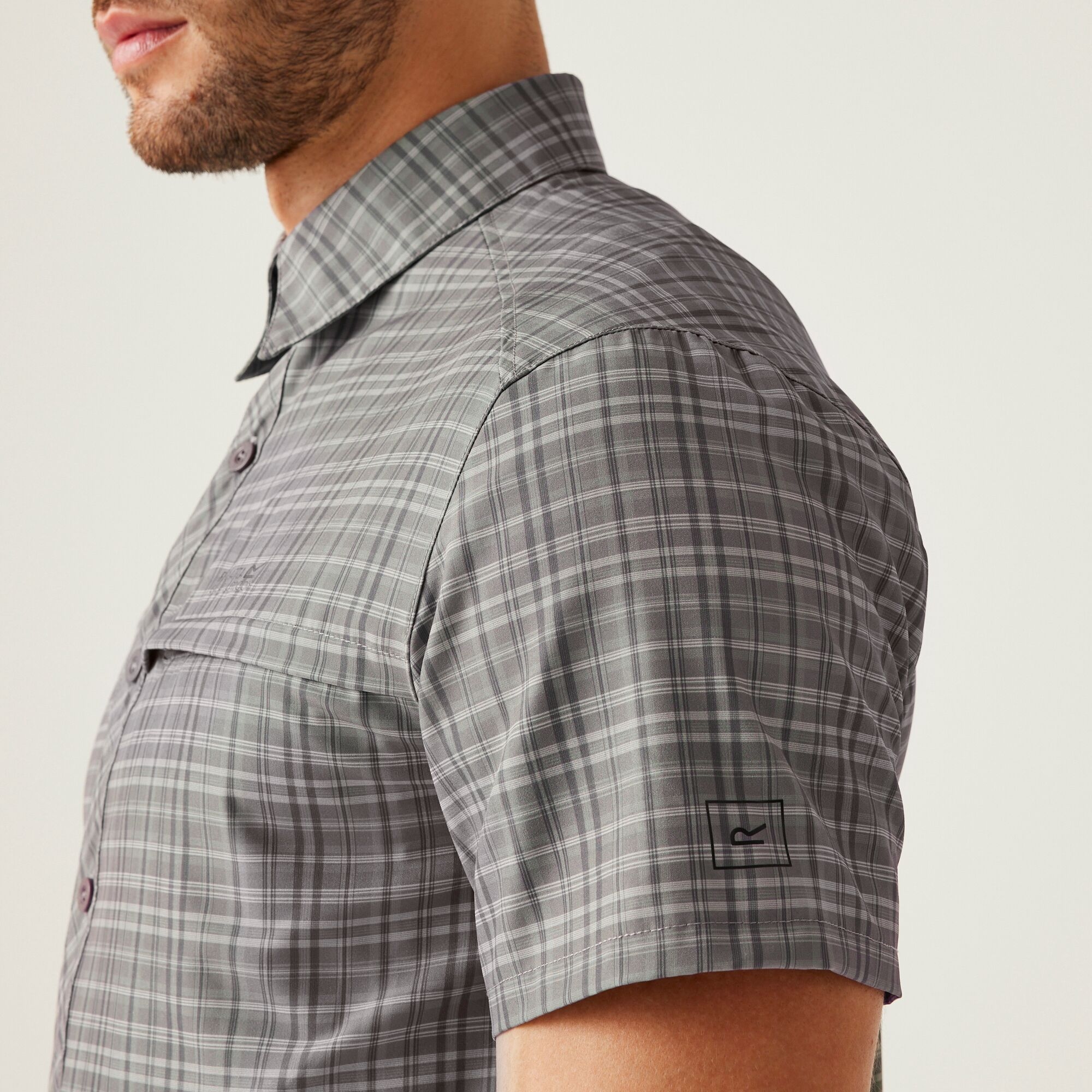 Men's Insect-Repellent Packaway Short Sleeve Shirt | Treetop Check