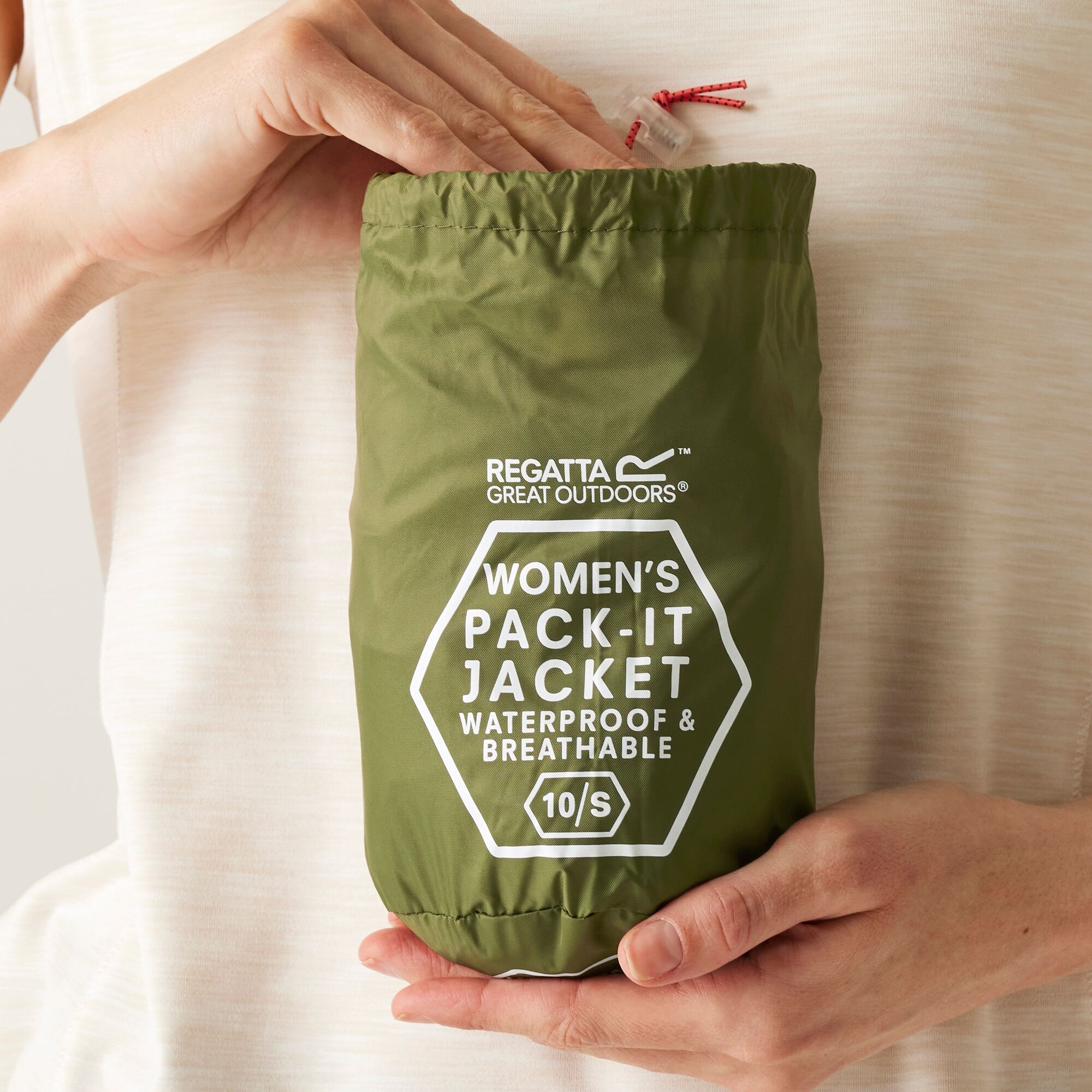 Women's Pack-It III Waterproof Jacket | Nephrite Green