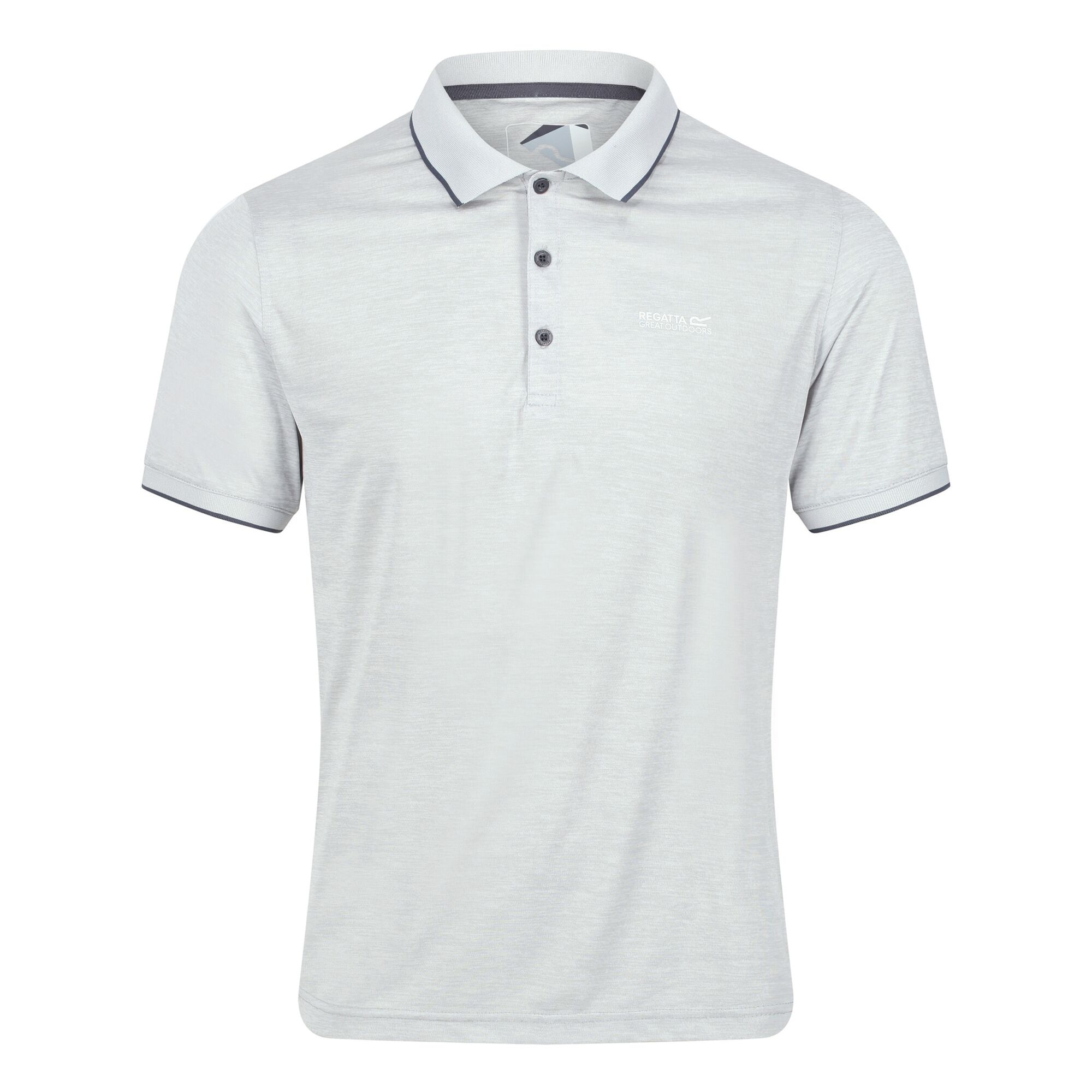 Men's Remex II Jersey Polo Shirt | Silver Grey