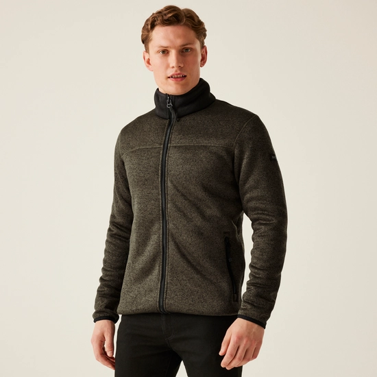 Men's Branleigh Full Zip Fleece | Navy Marl