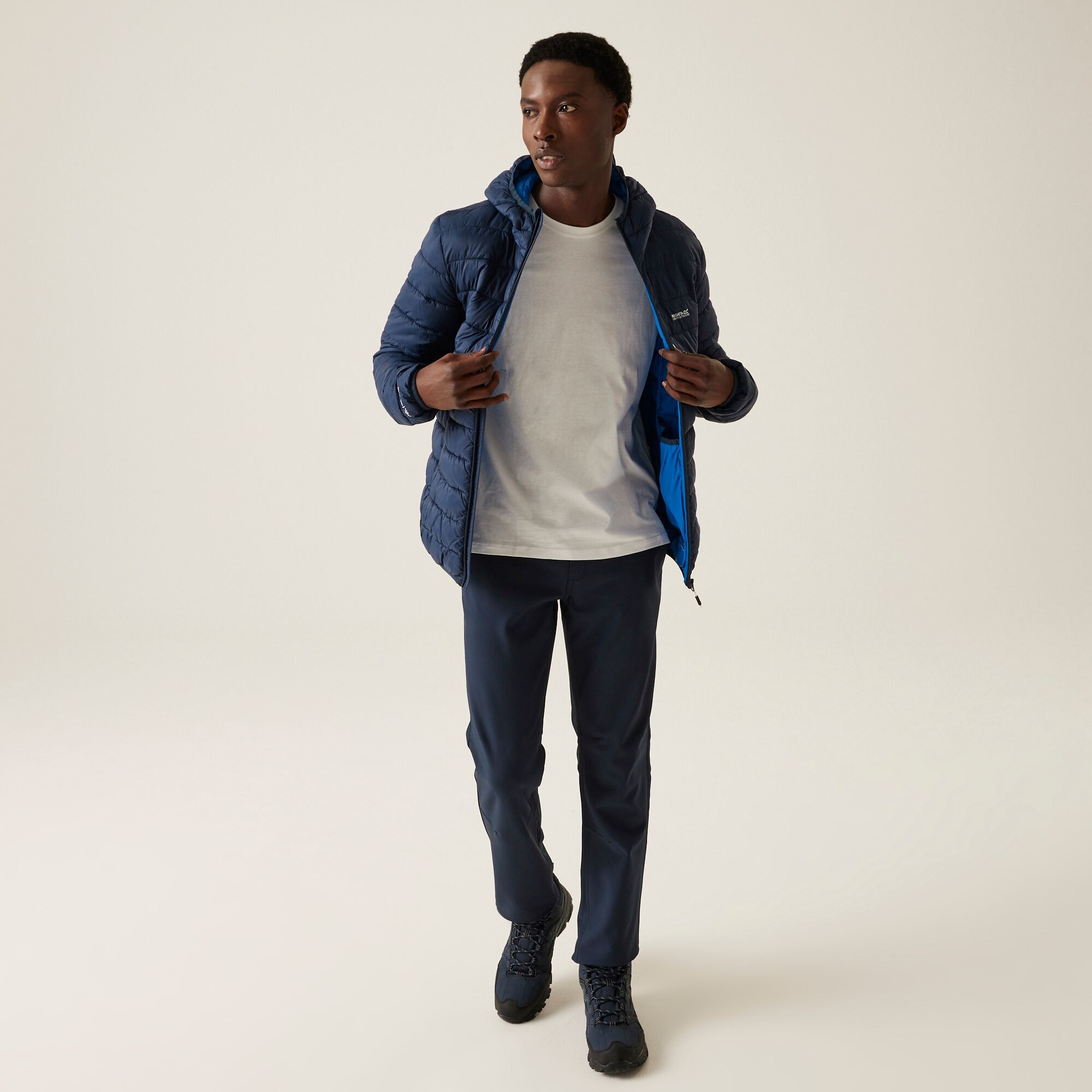Men's Hooded Marizion Padded Jacket | Navy Olympian Blue