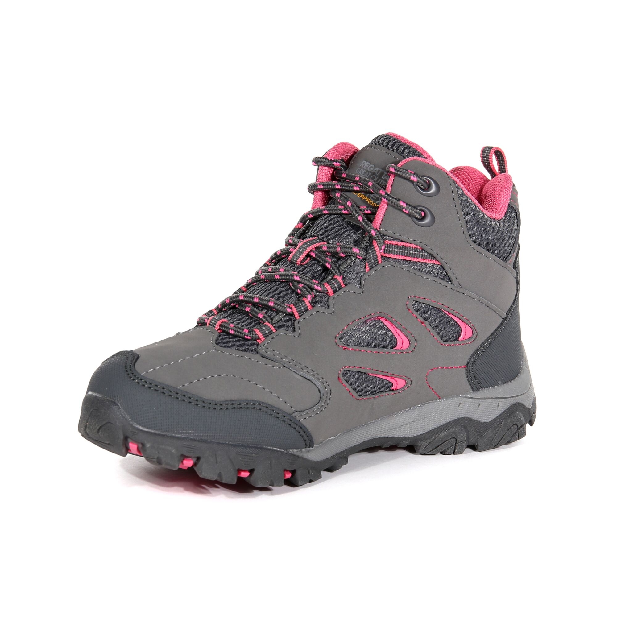 Kids' Holcombe Waterproof Mid Walking Boots | Steel Tulip