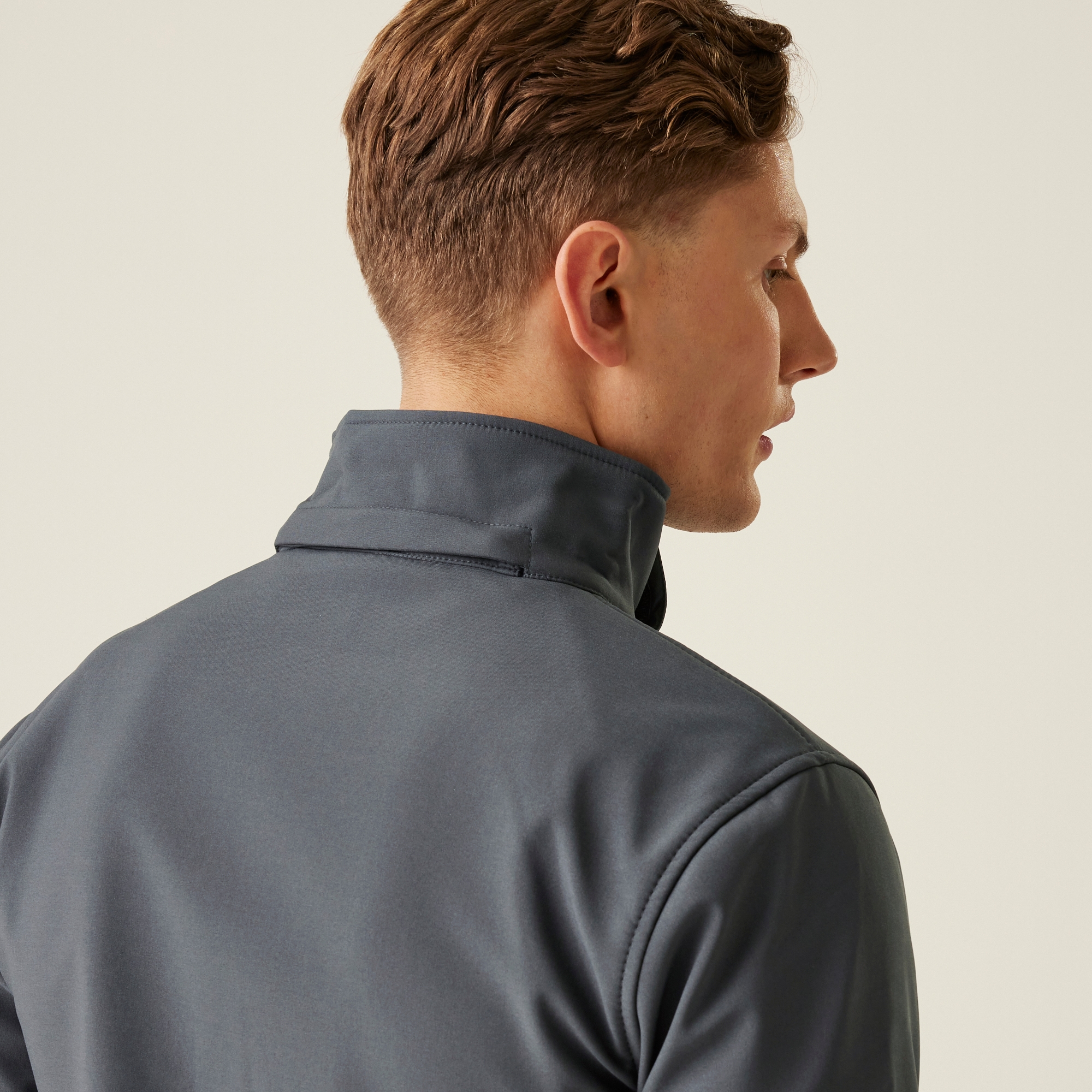 Men's Venturer 3 Layer Printable Hooded Softshell Jacket | Seal Grey Black