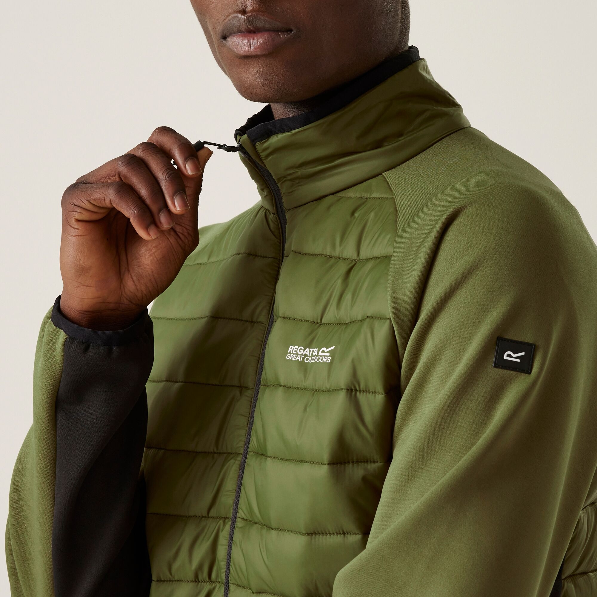 Men's Clumber IV Hybrid Jacket | Nephrite Green Black