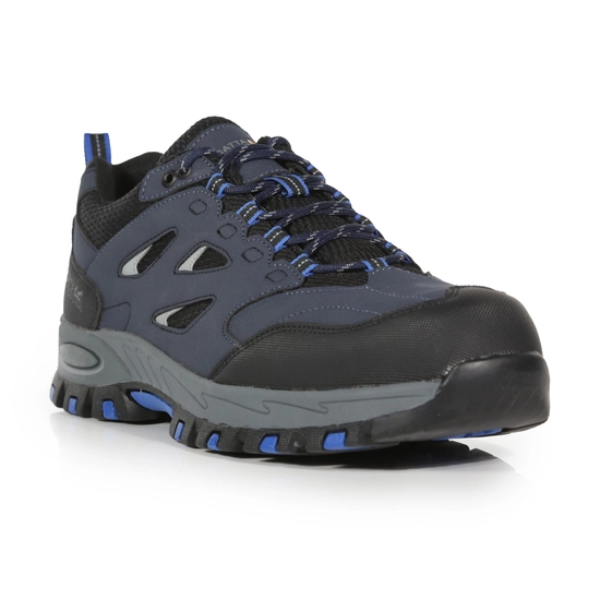Mudstone Low Safety Boots | Navy Oxford Blue