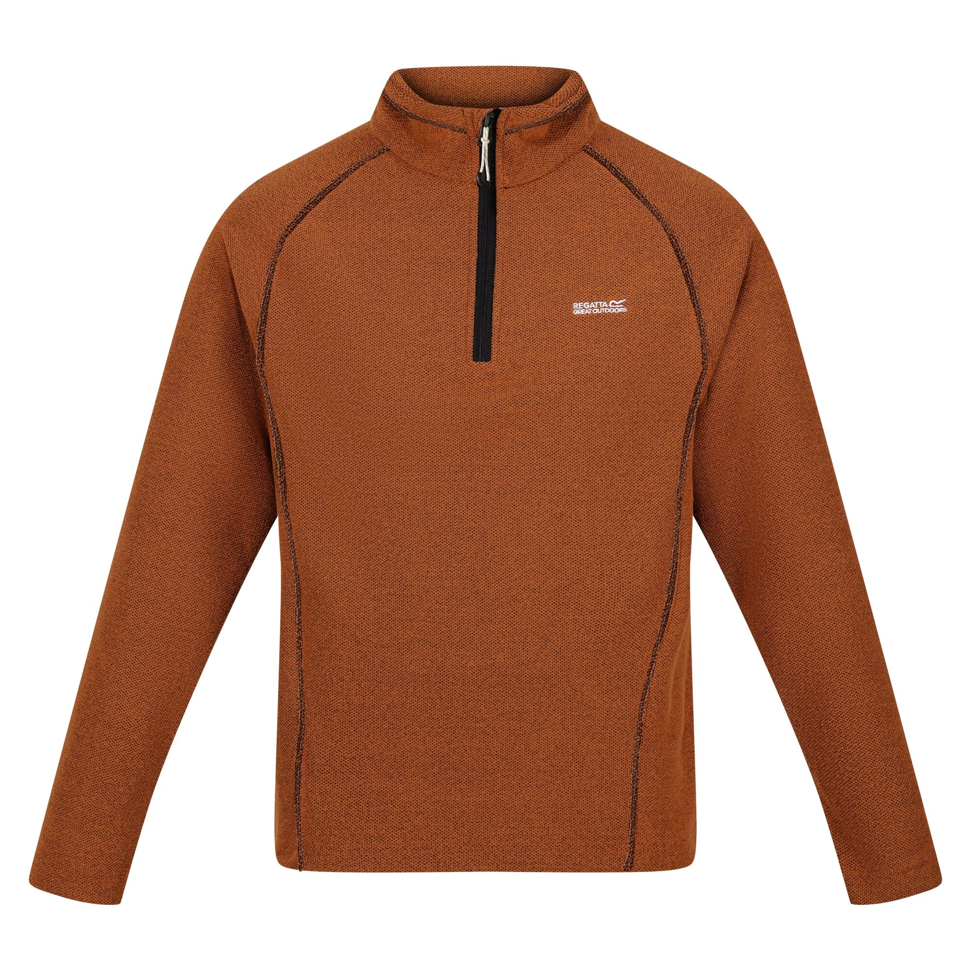 Men's Kenger Half Zip Midweight Fleece | Burnt Copper
