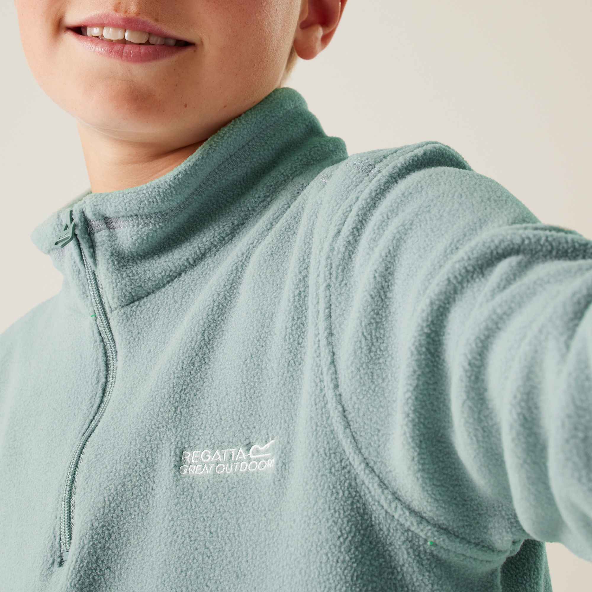 Kids' Hot Shot II Half Zip Fleece | Glacier