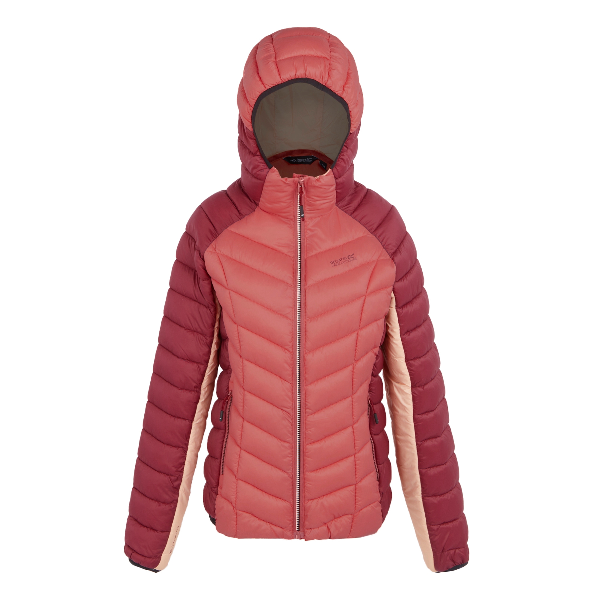 Women's Dalent Quilted Hooded Jacket | Rumba Red Mineral Red