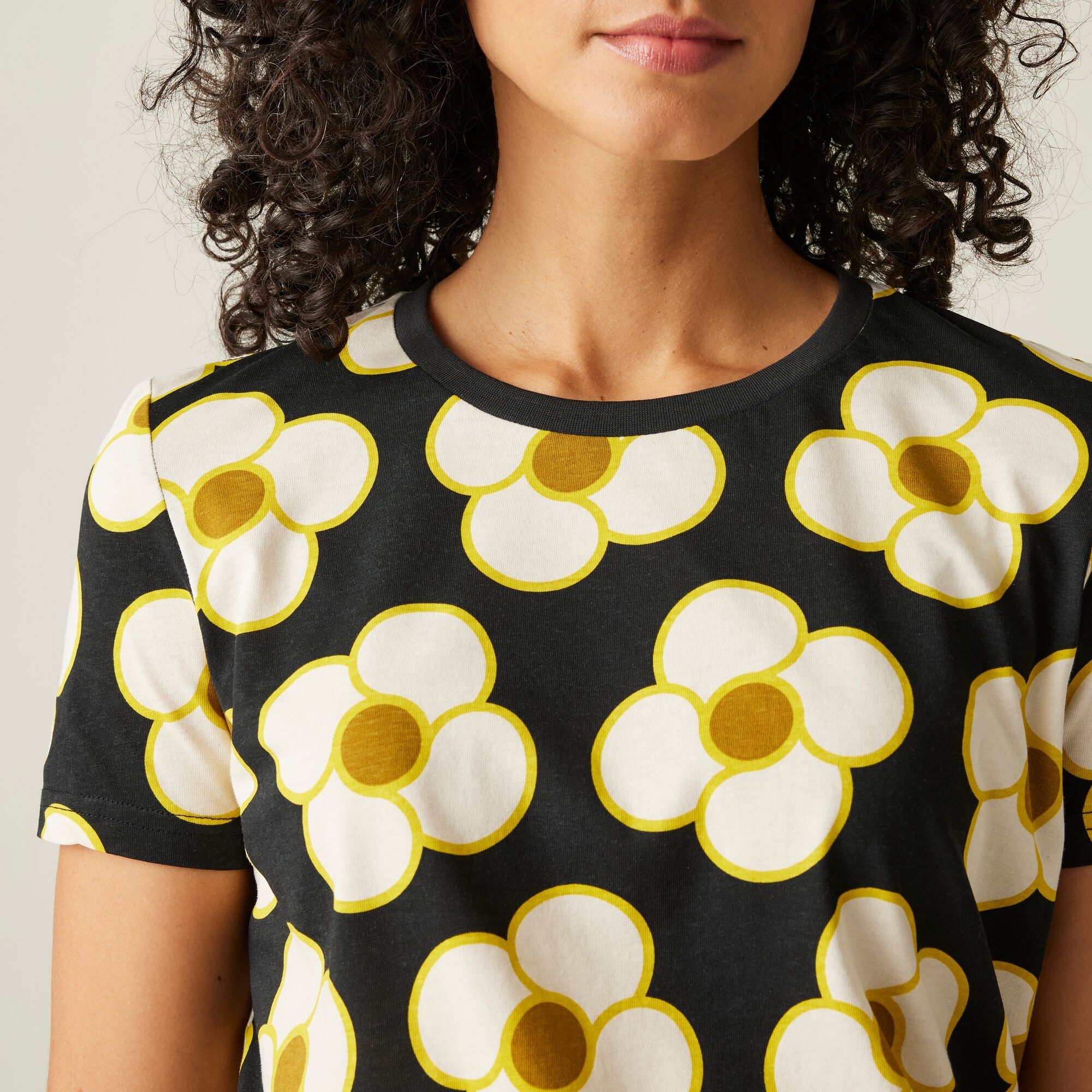 Orla Kiely Tee | Spinning Flower Black