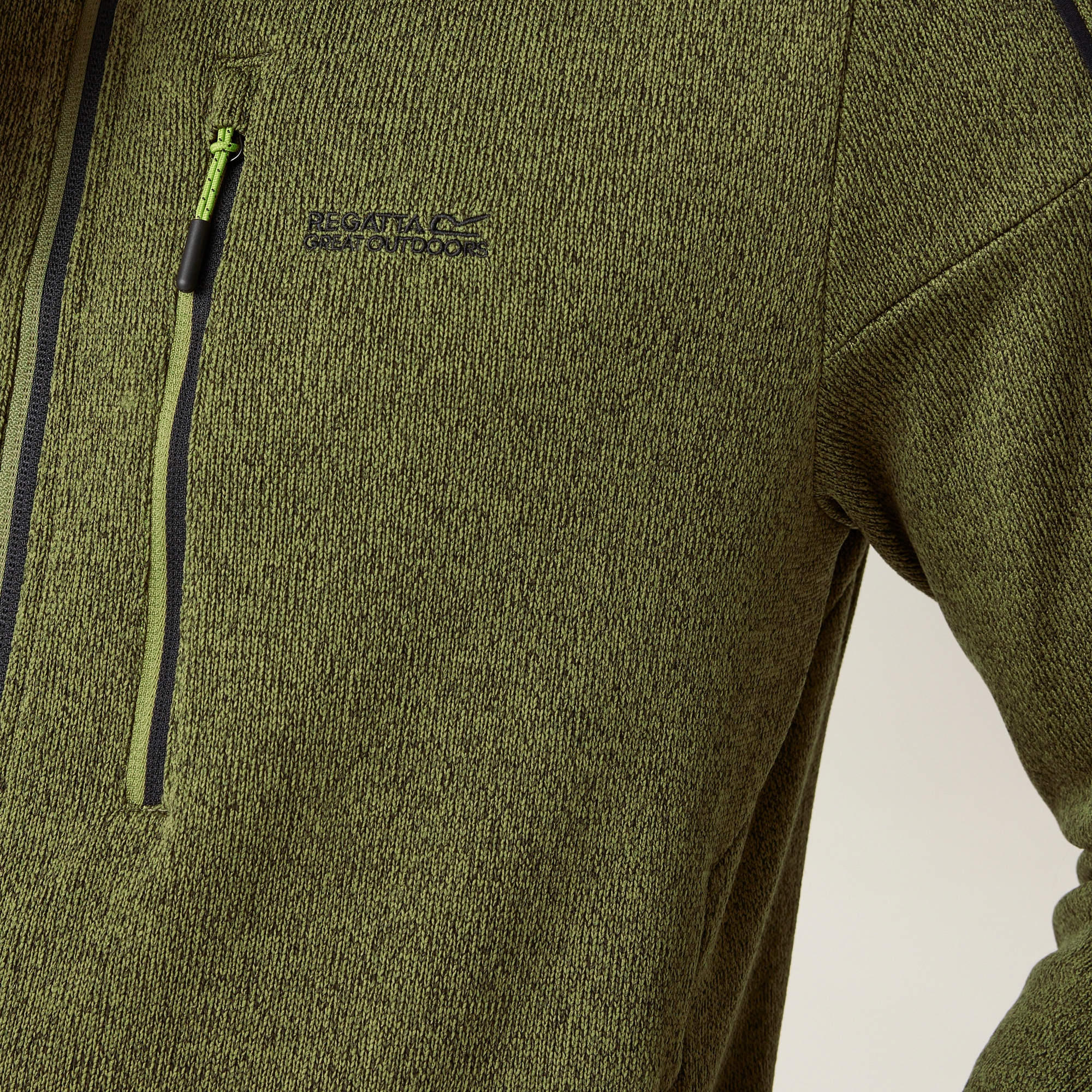 Men's Kames Full Zip Fleece | Nephrite Green Grenoble Green